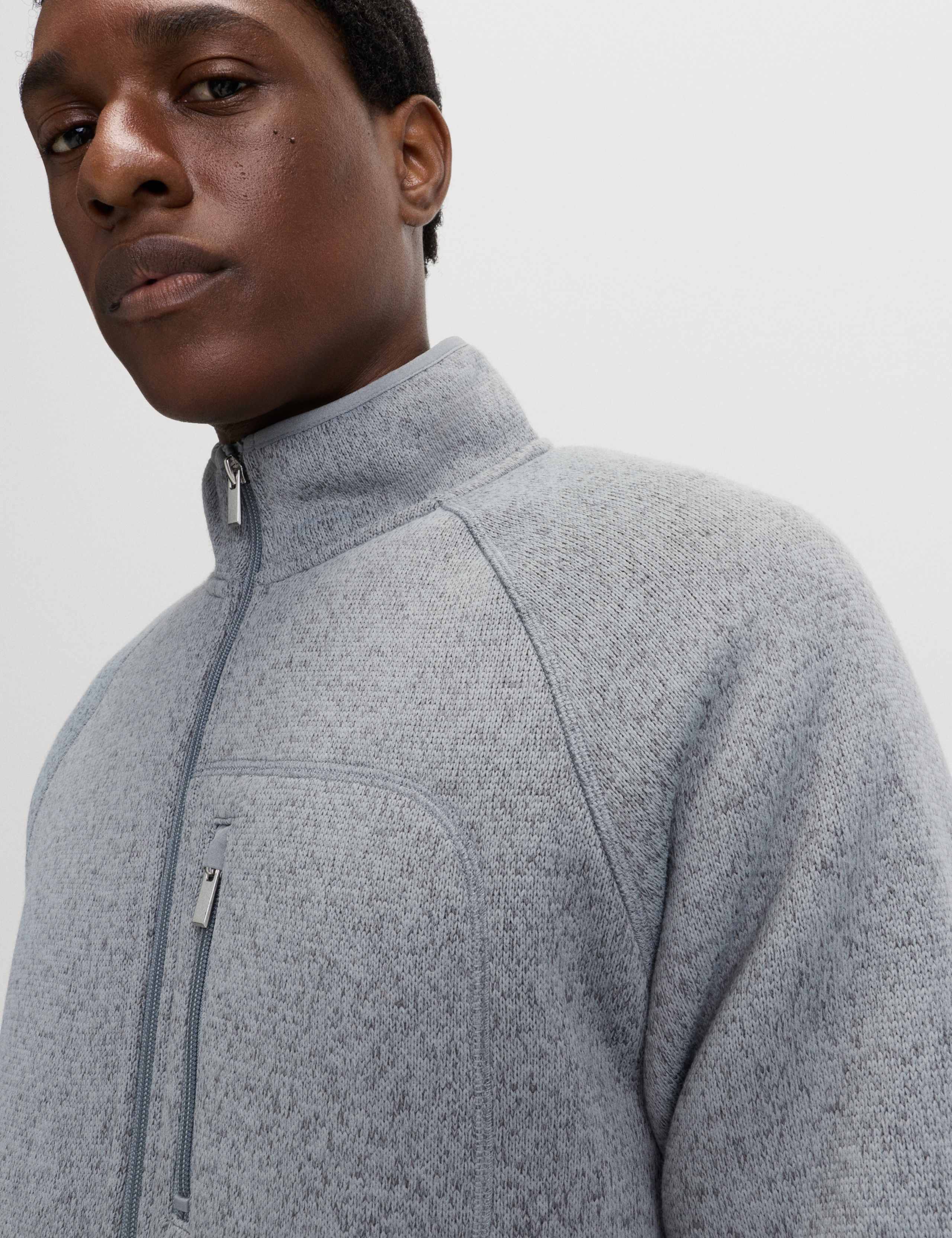 Zip Up Funnel Neck Fleece 4 of 5