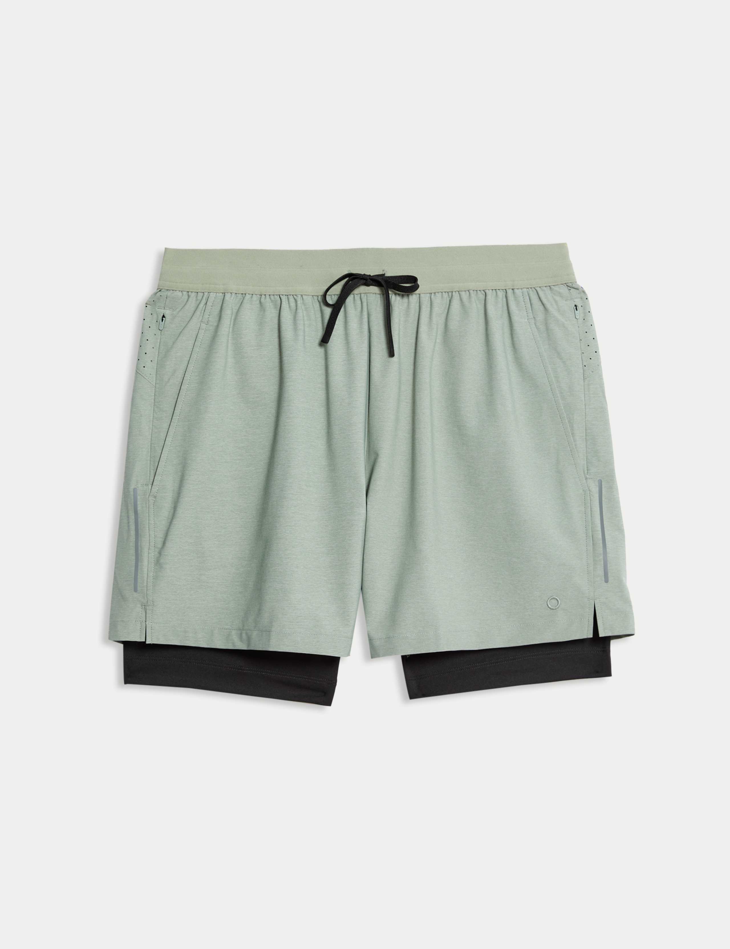 Double Layered 5 inch Sports Shorts 2 of 7