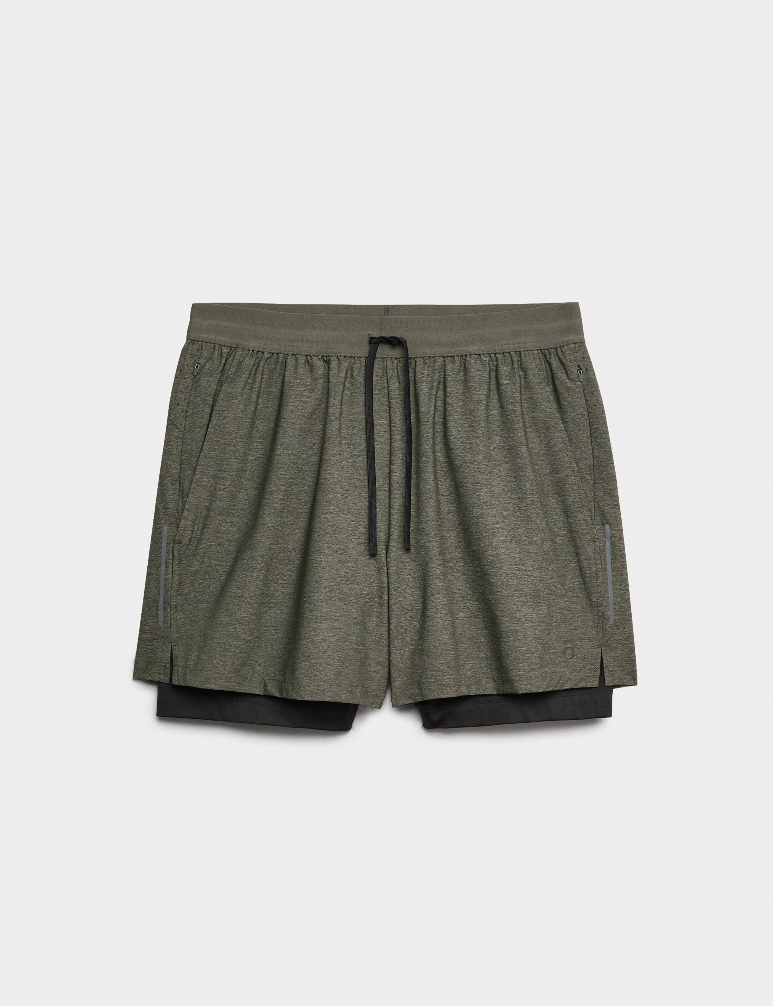 Double Layered 5 inch Sports Shorts 2 of 7