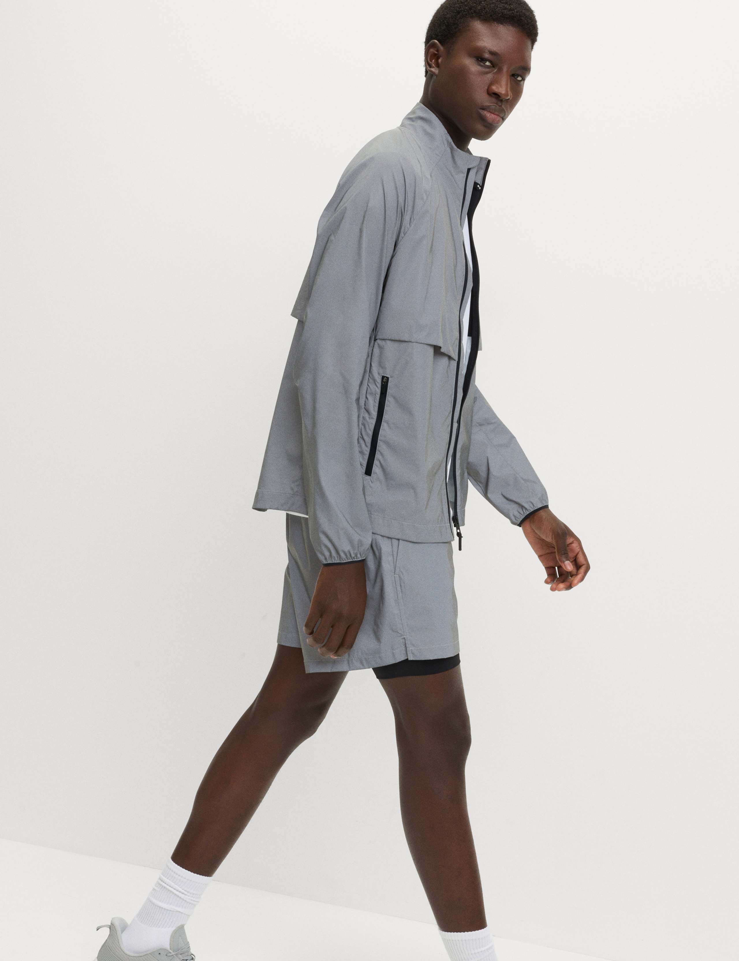 Reflective Two Layer Sport Shorts 5 of 7