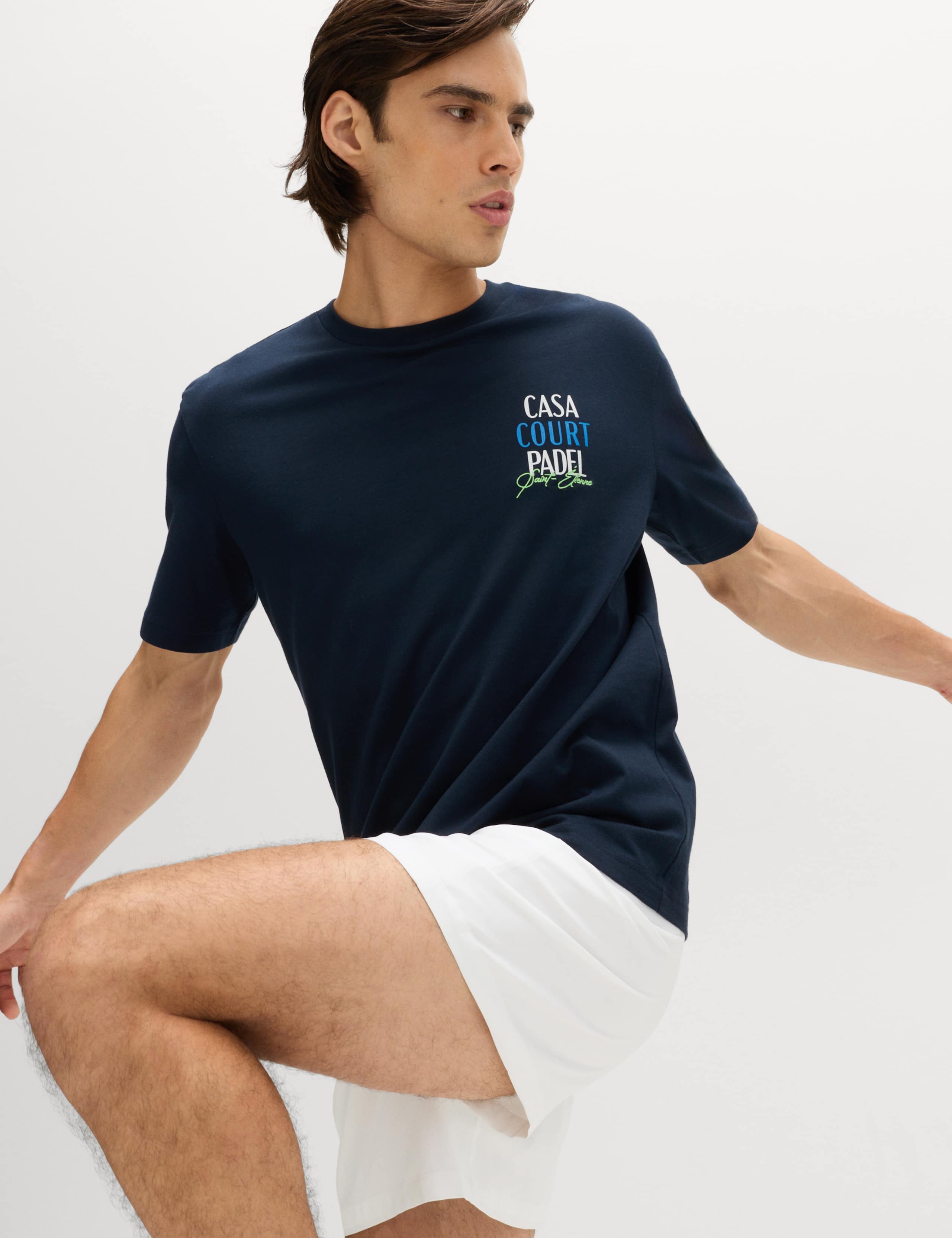 Pure Cotton St Etienne Padel T-shirt 1 of 7