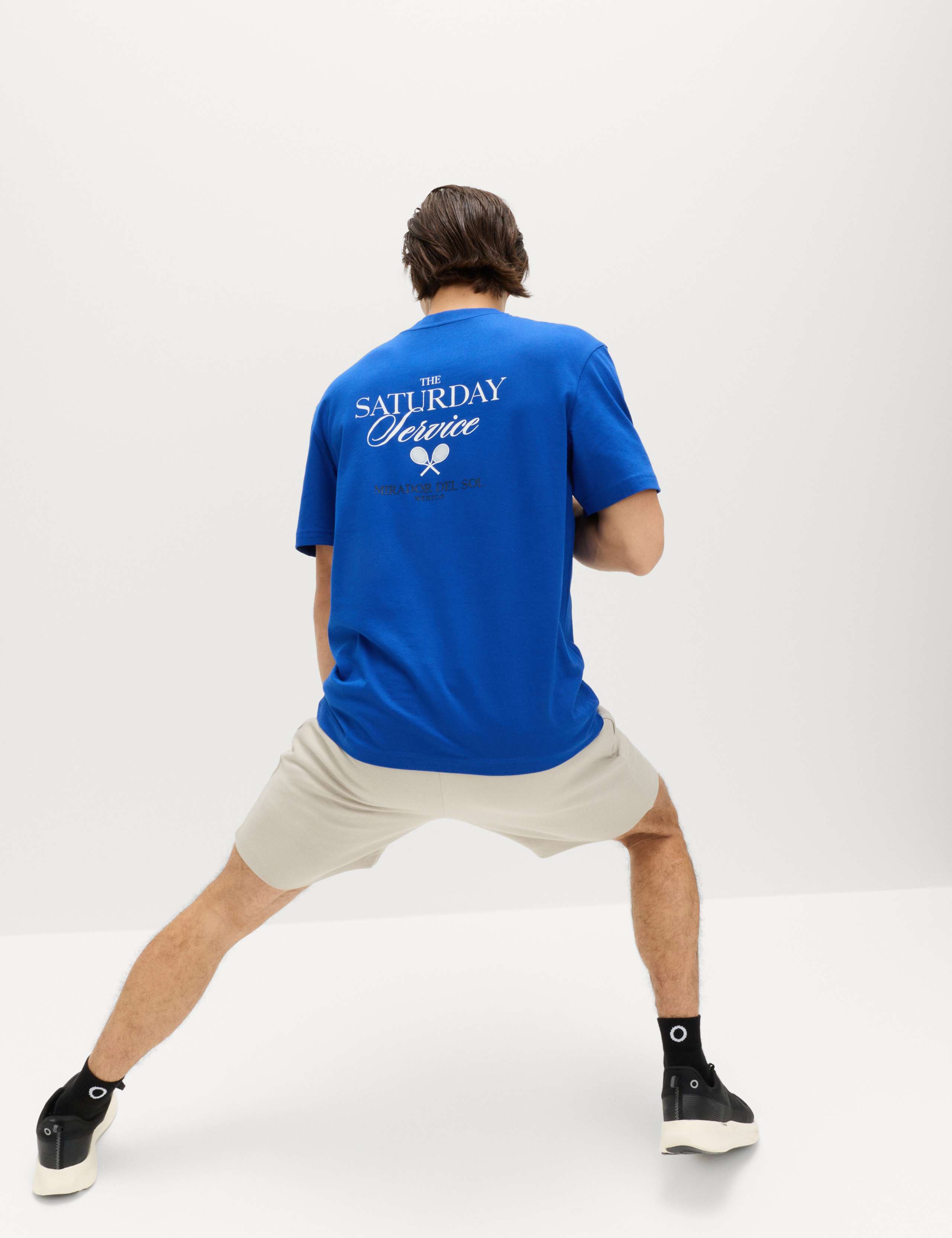 Pure Cotton Saturday Service Graphic T-Shirt 4 of 6