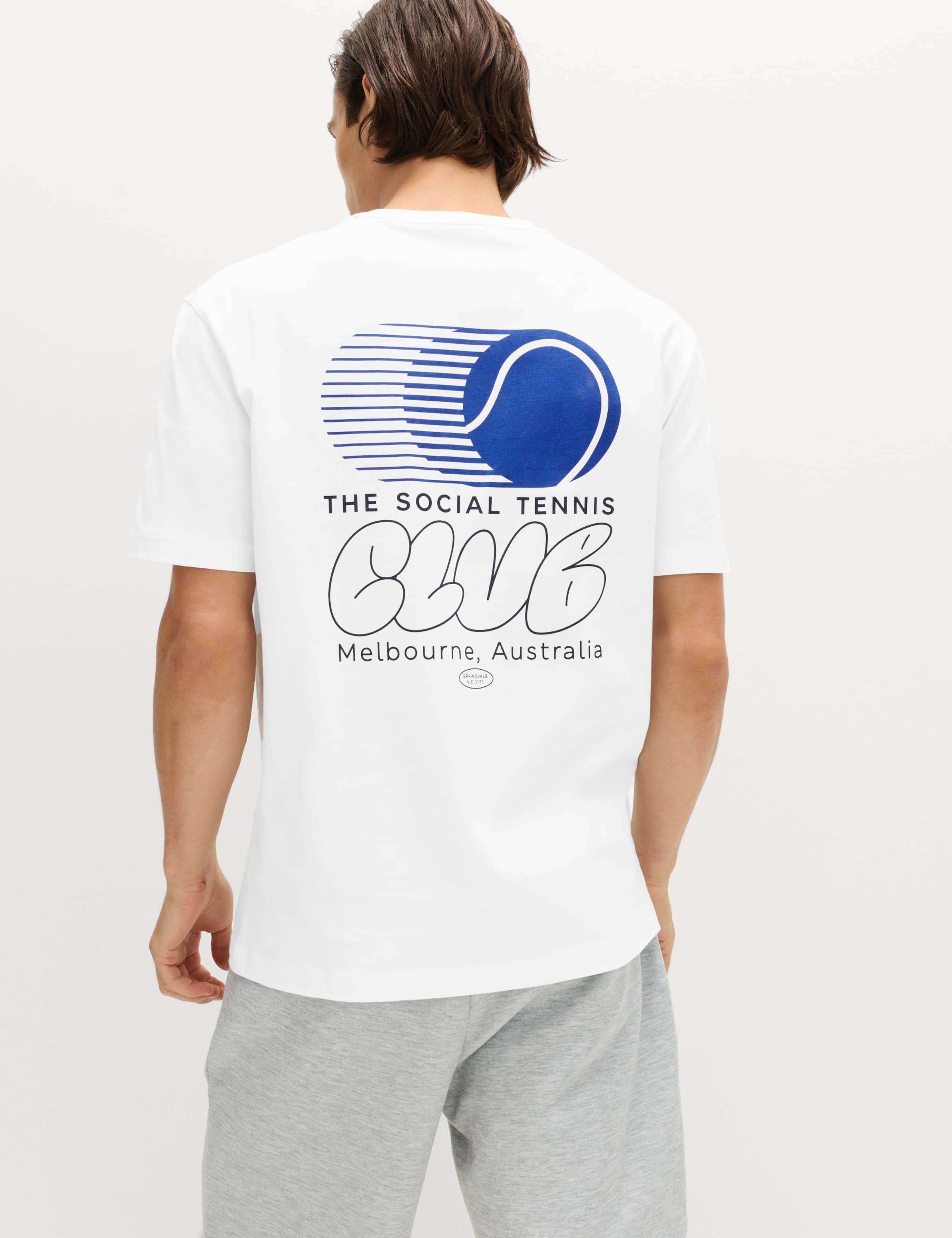 Pure Cotton Tennis Graphic T-Shirt 4 of 6