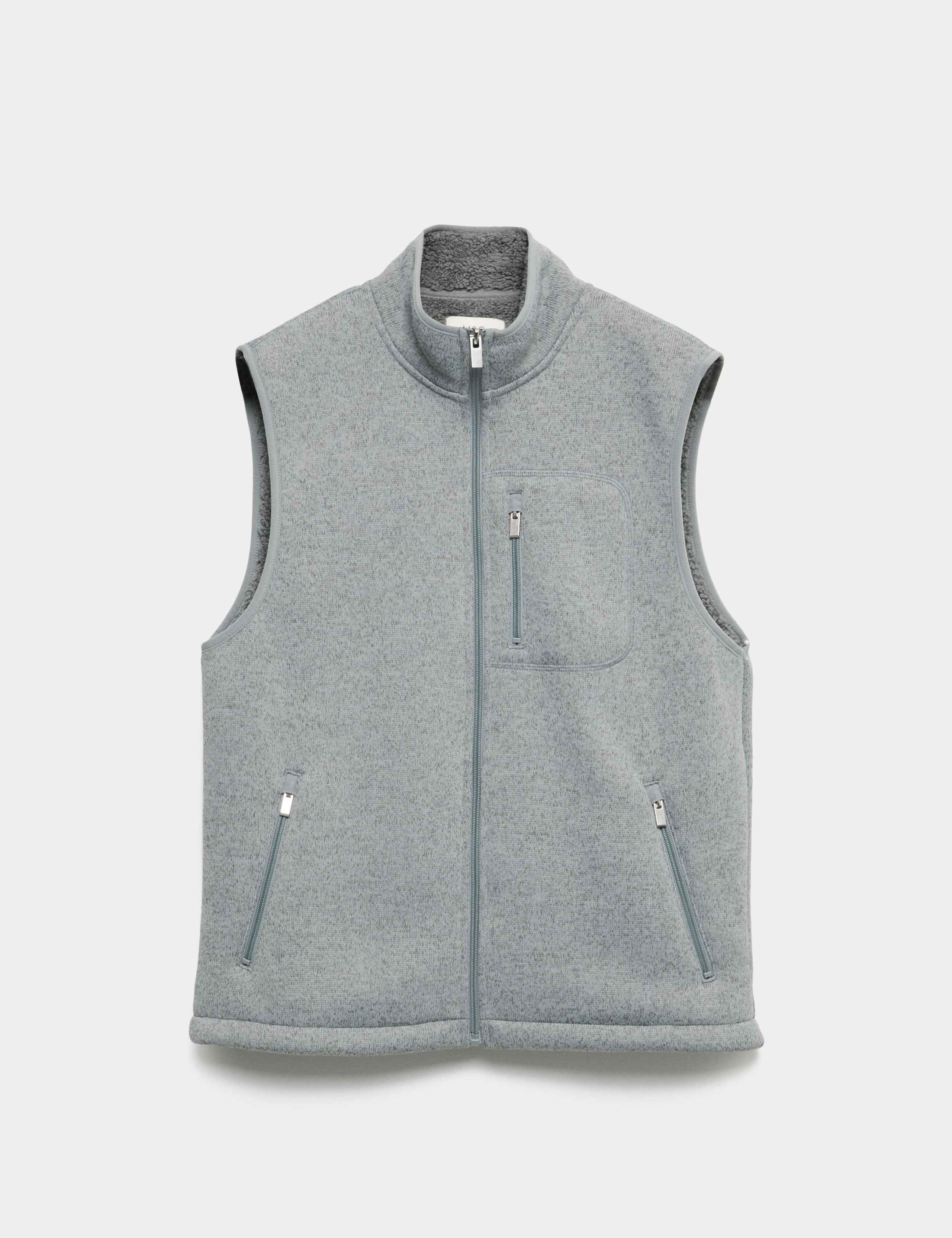 Fleece Lined Funnel Neck Gilet 2 of 5