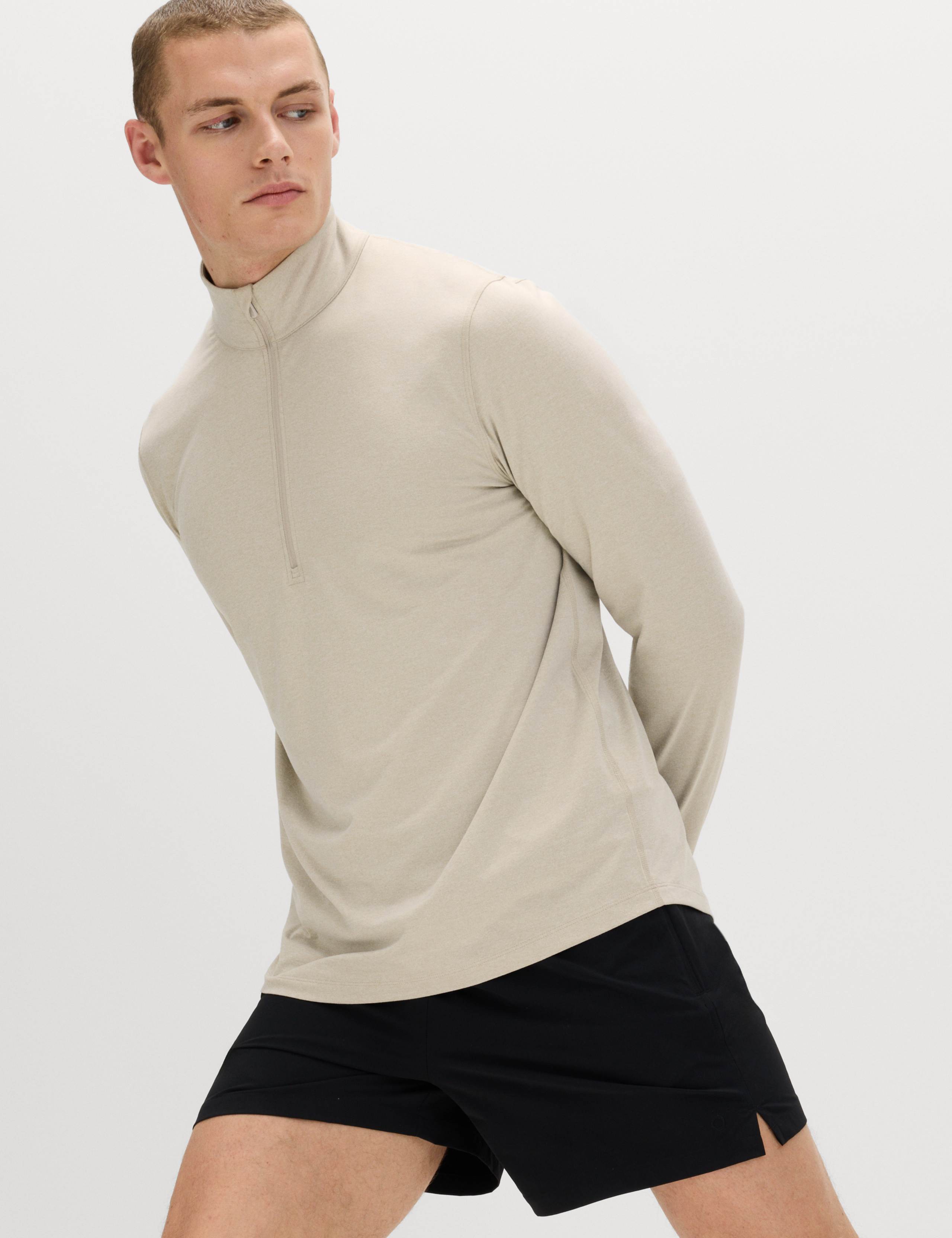 Supersoft Funnel Neck Half Zip Top 1 of 5