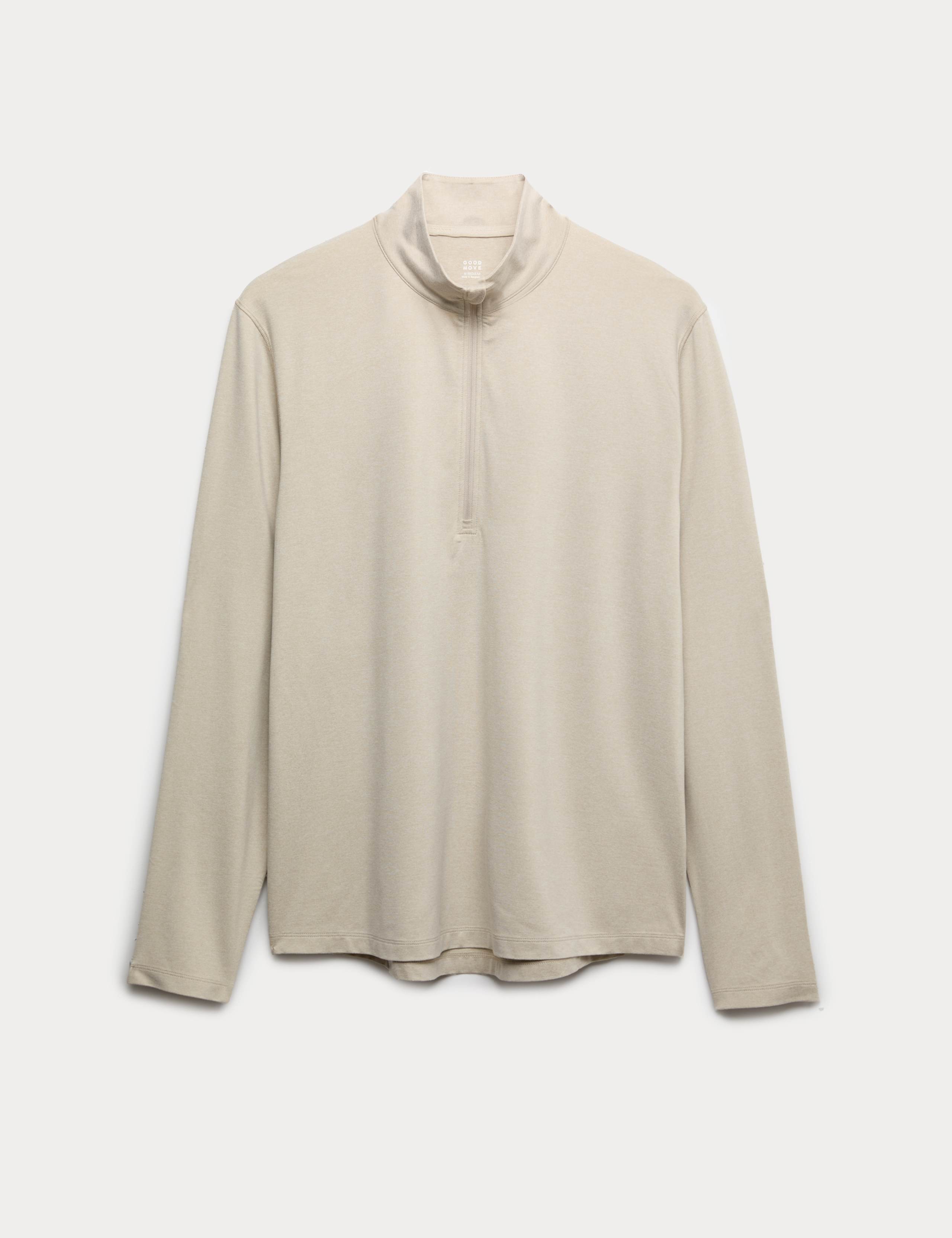 Supersoft Funnel Neck Half Zip Top 2 of 5