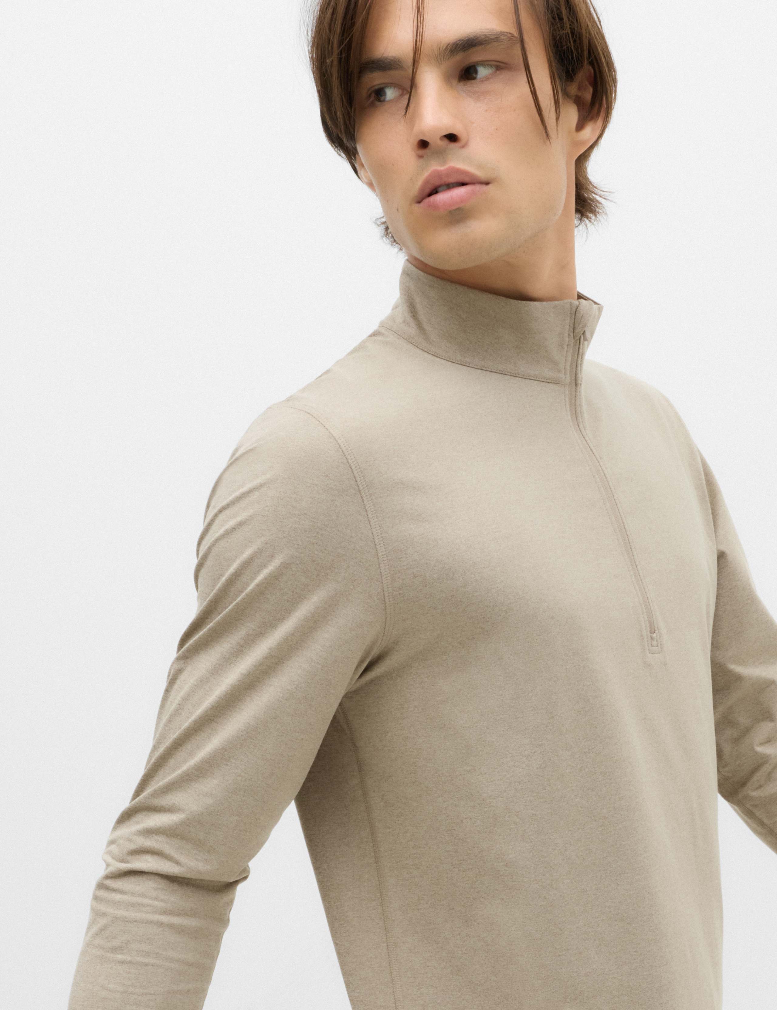 Supersoft Funnel Neck Half Zip Top 4 of 7