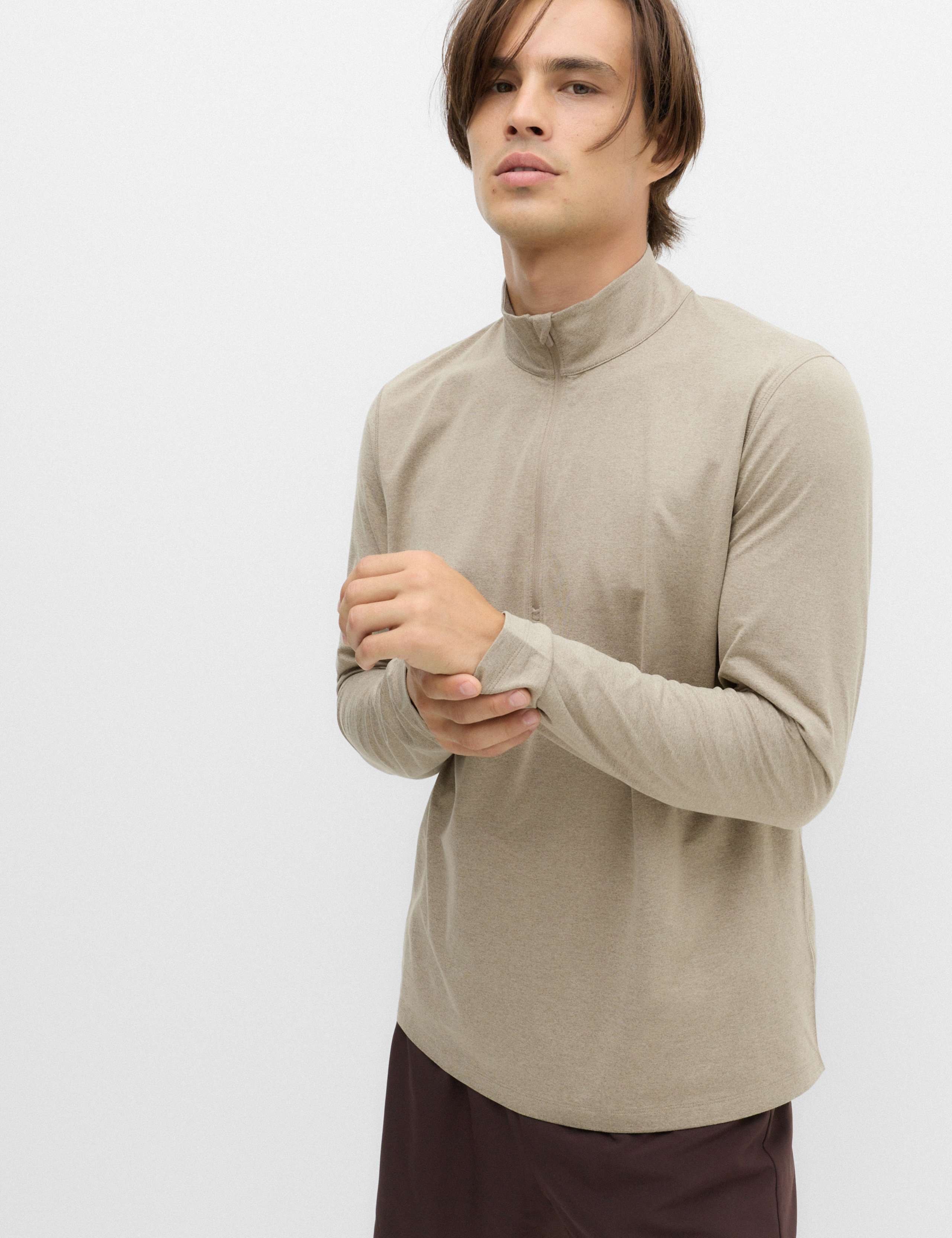 Supersoft Funnel Neck Half Zip Top 7 of 7
