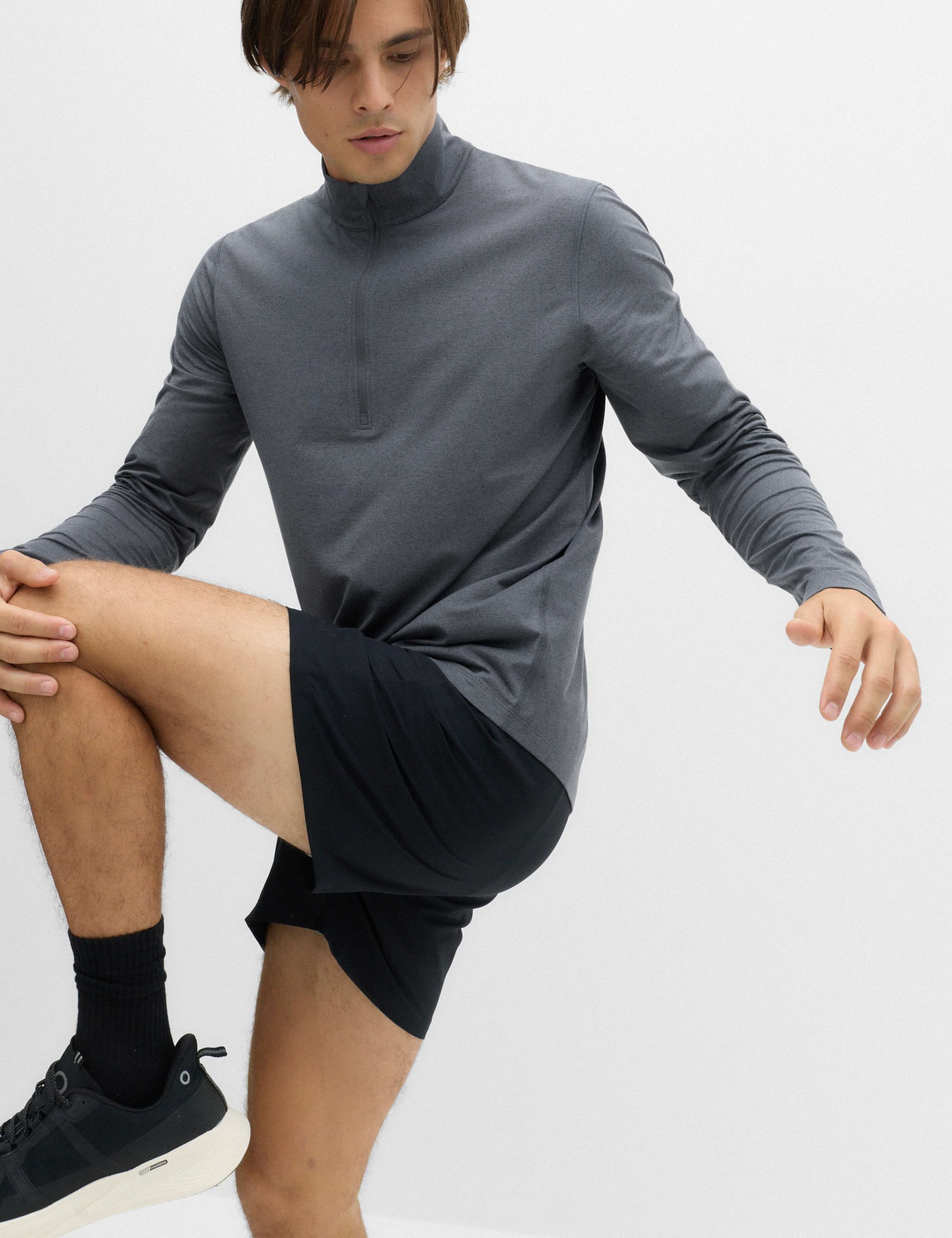 Supersoft Funnel Neck Half Zip Top 1 of 6