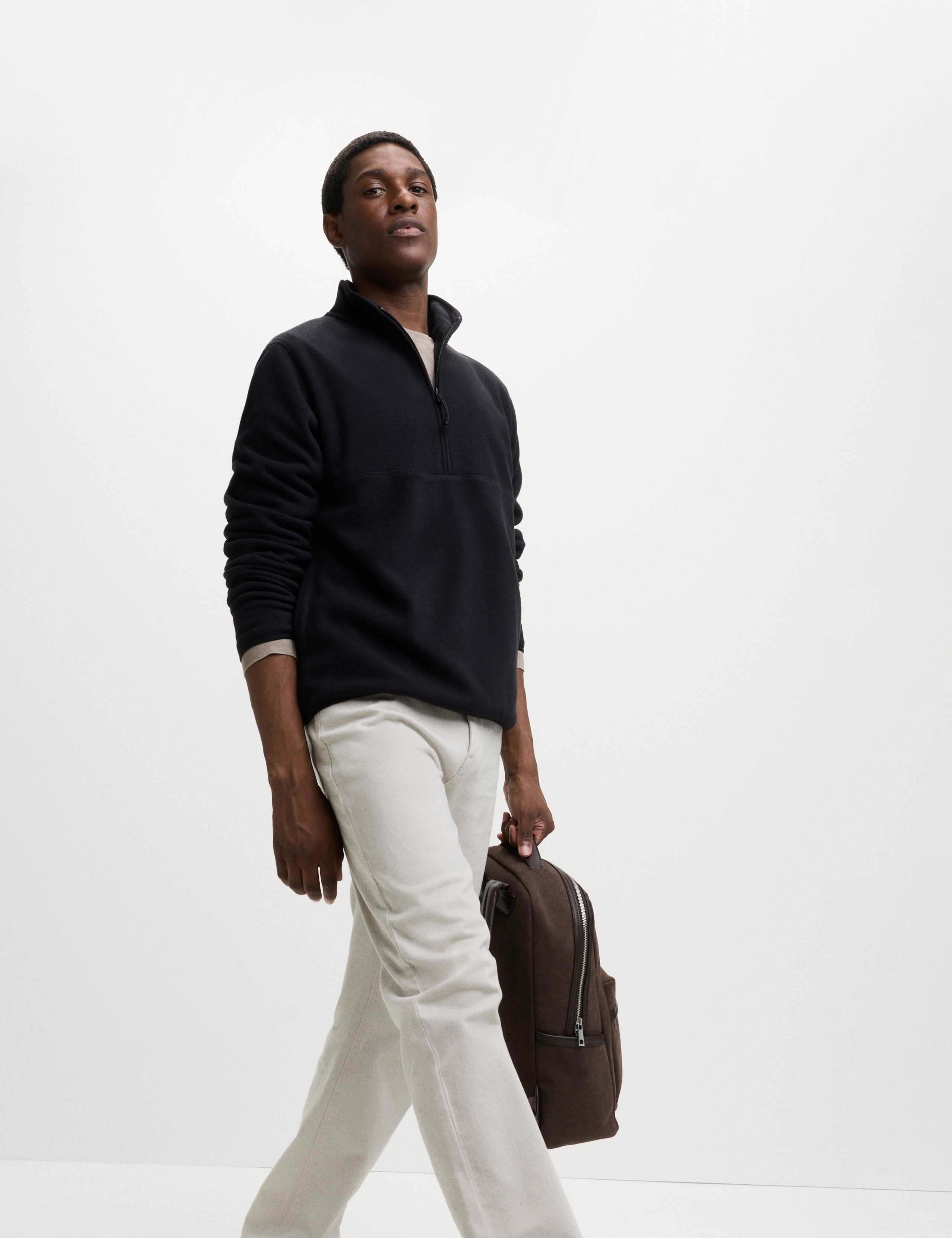 Half Zip Textured Fleece 5 of 5