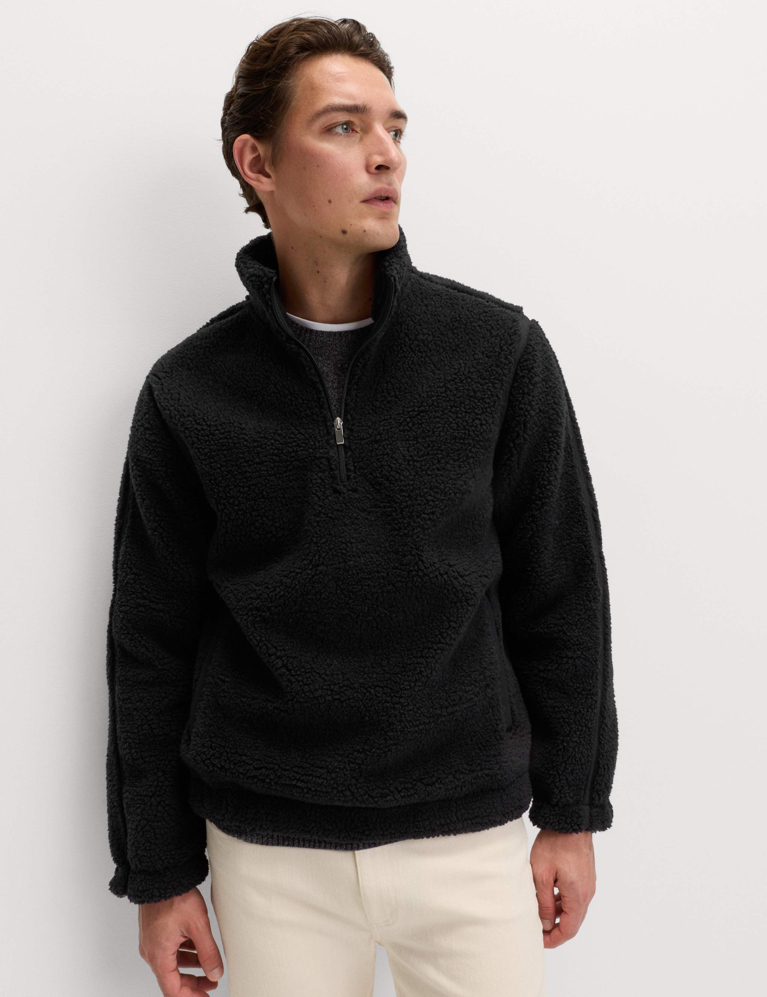 Fleece Windproof Half Zip Jacket 6 of 7