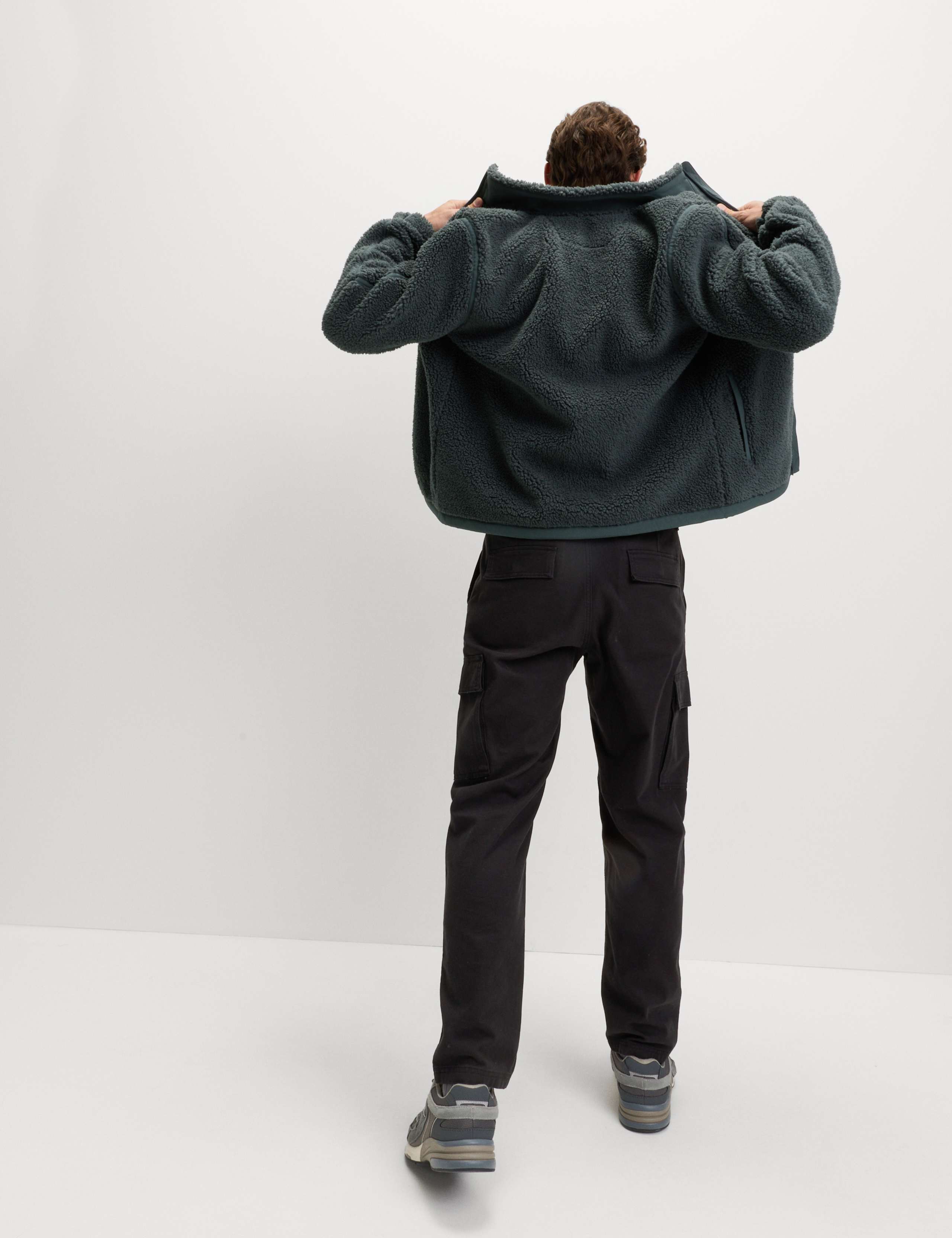 Windproof Zip Up Fleece Jacket 5 of 5