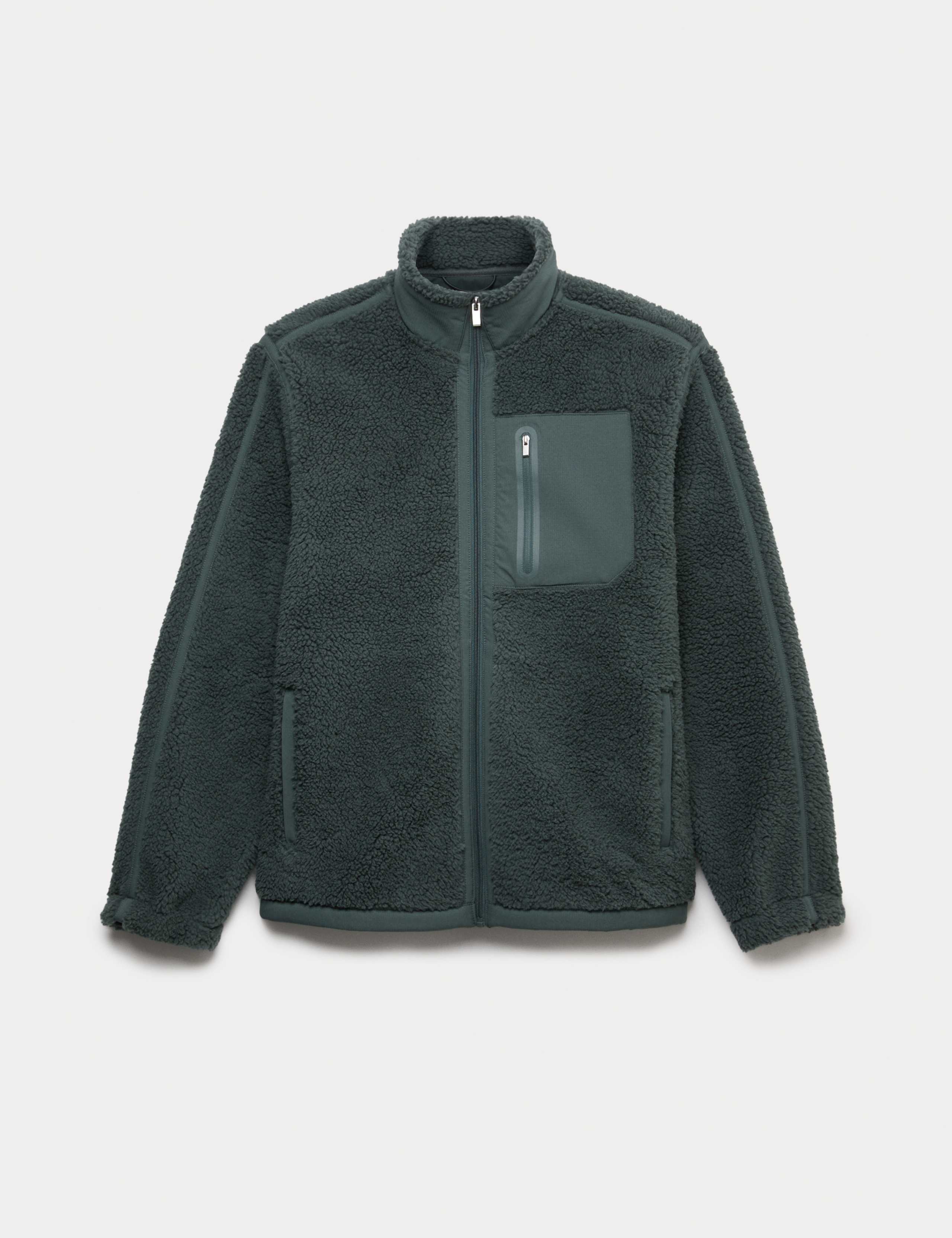 Windproof Zip Up Fleece Jacket 2 of 5