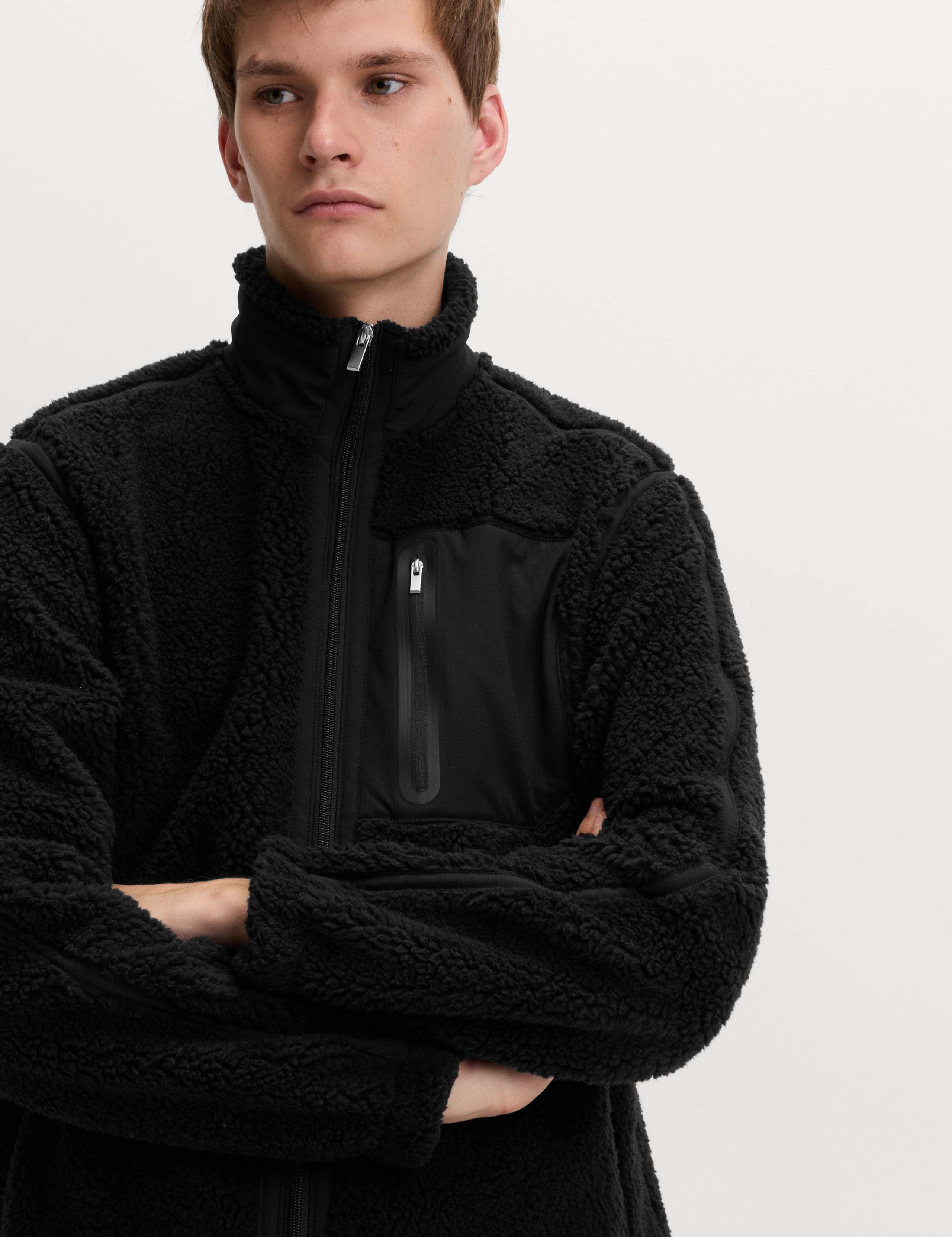 Windproof Zip Up Fleece Jacket 5 of 5