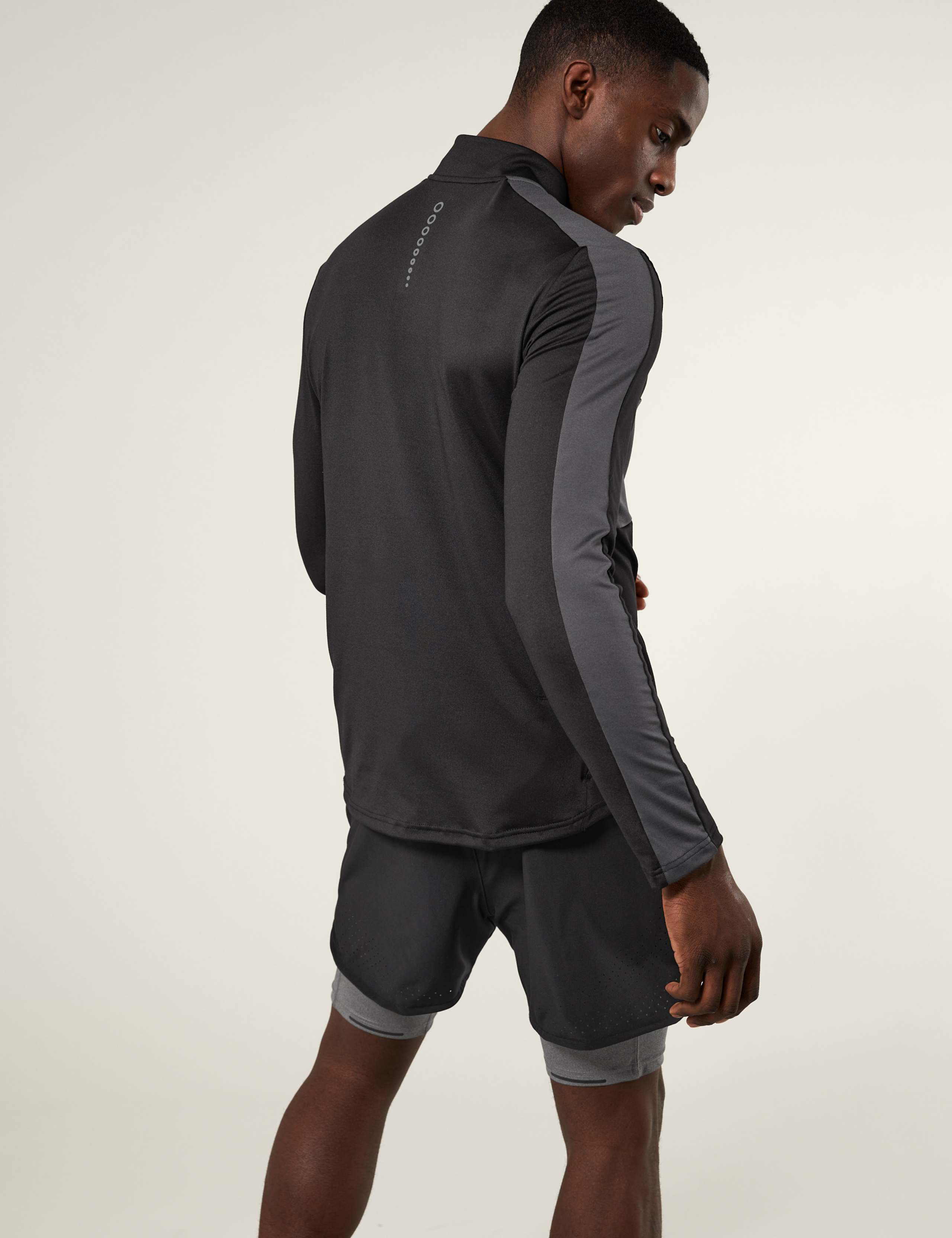 Colour Block Half Zip Top 6 of 7