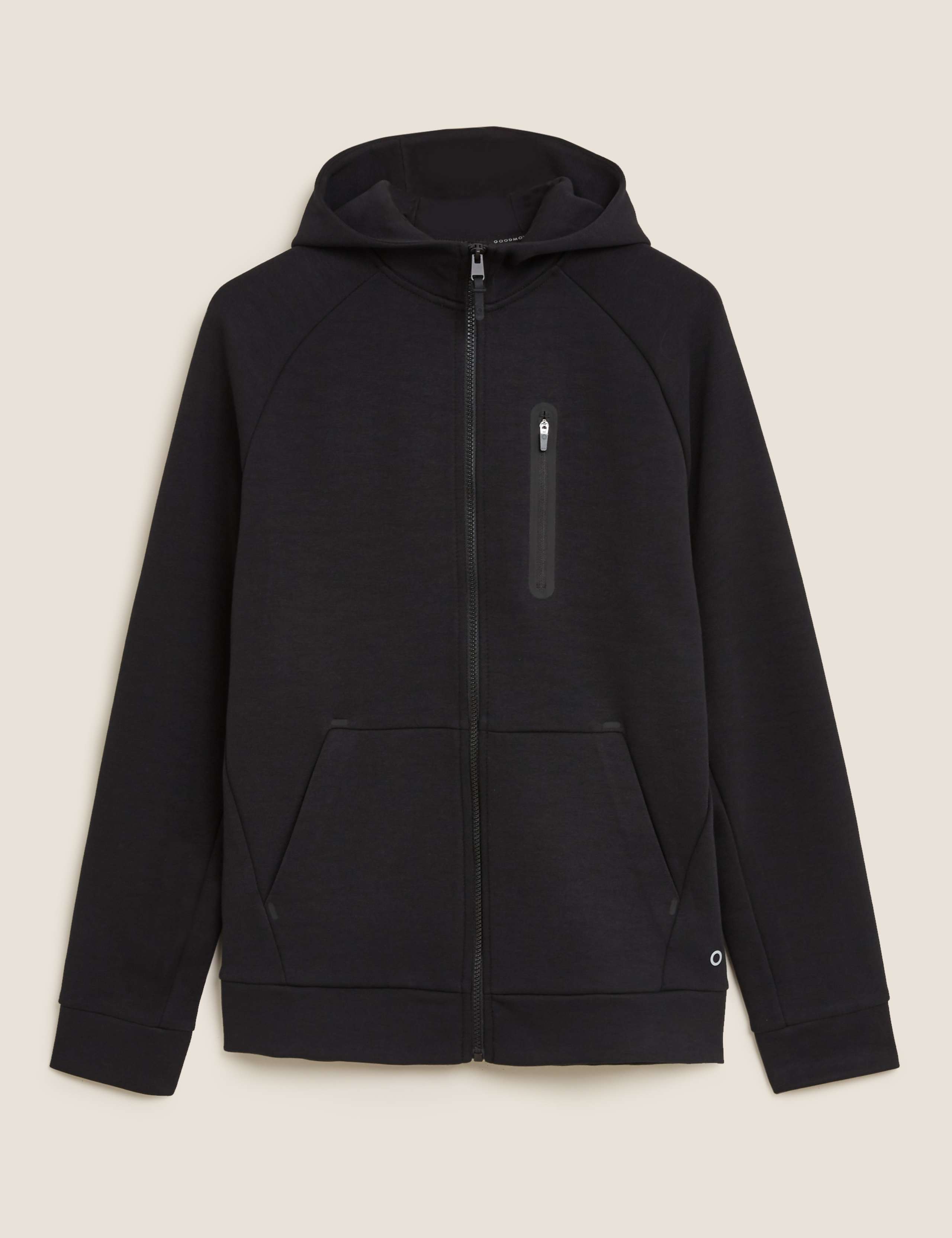 Cotton Zip Up Training Hoodie 1 of 3