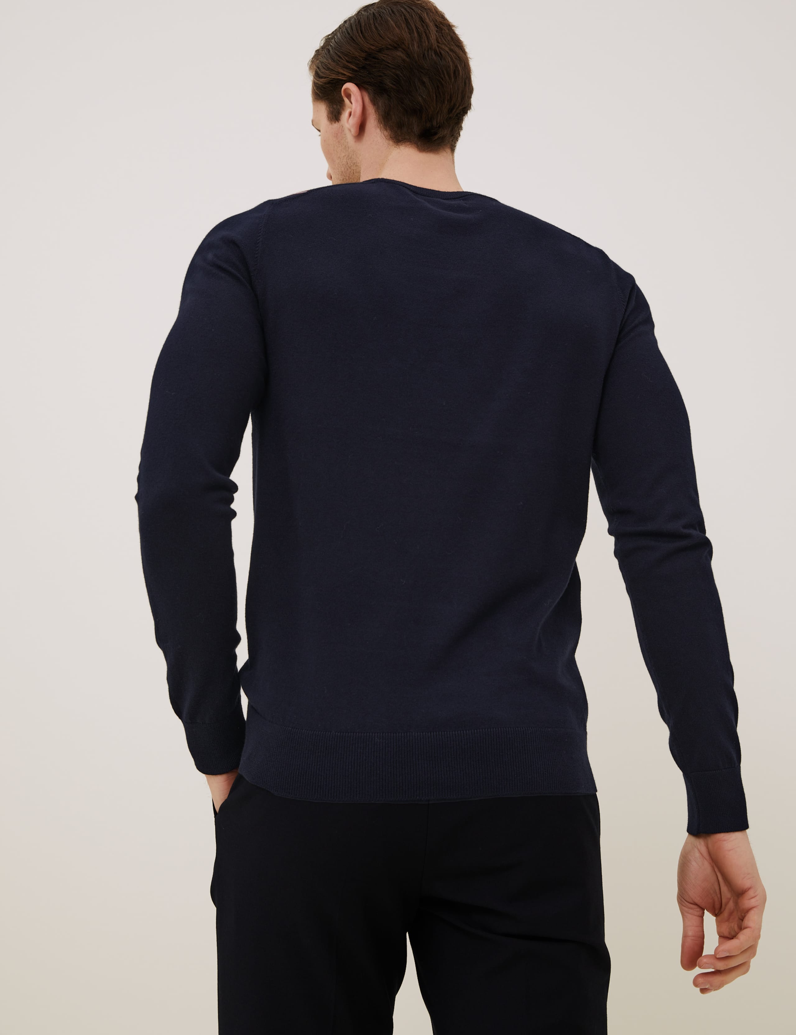 Cotton Striped Crew Neck Jumper 4 of 7