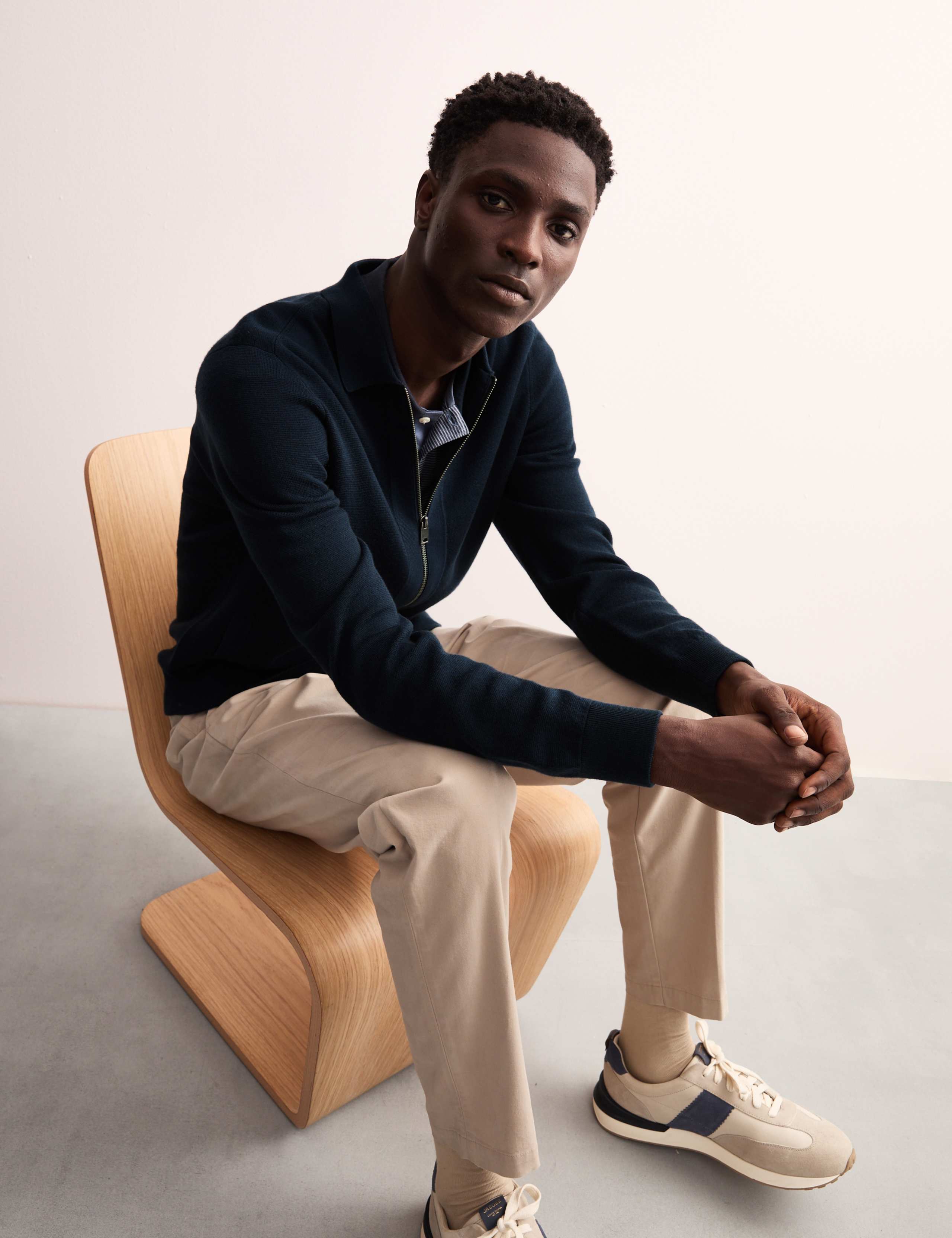 Pure Extra-Fine Merino Wool Knitted Jacket 3 of 8