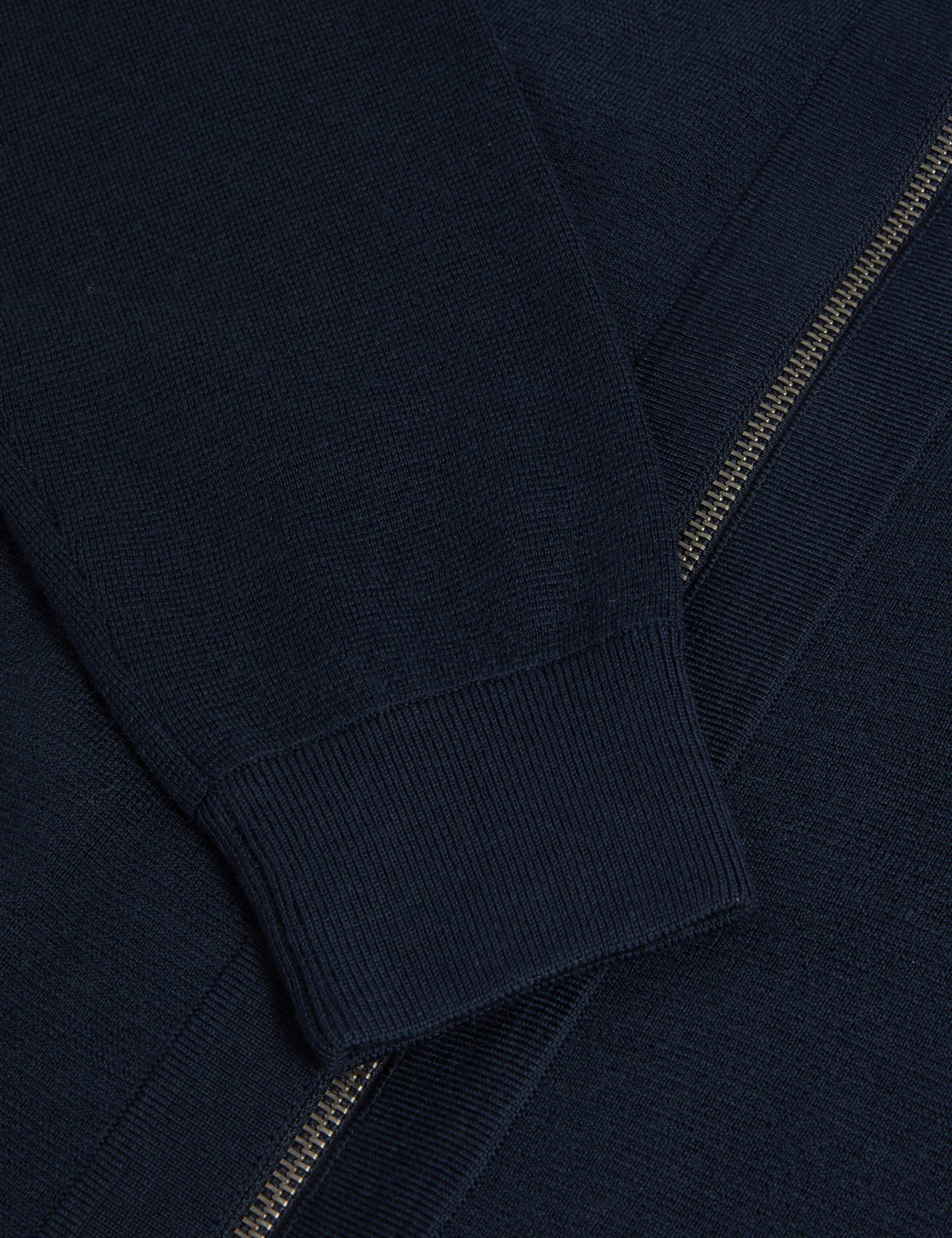 Pure Extra-Fine Merino Wool Knitted Jacket 8 of 8