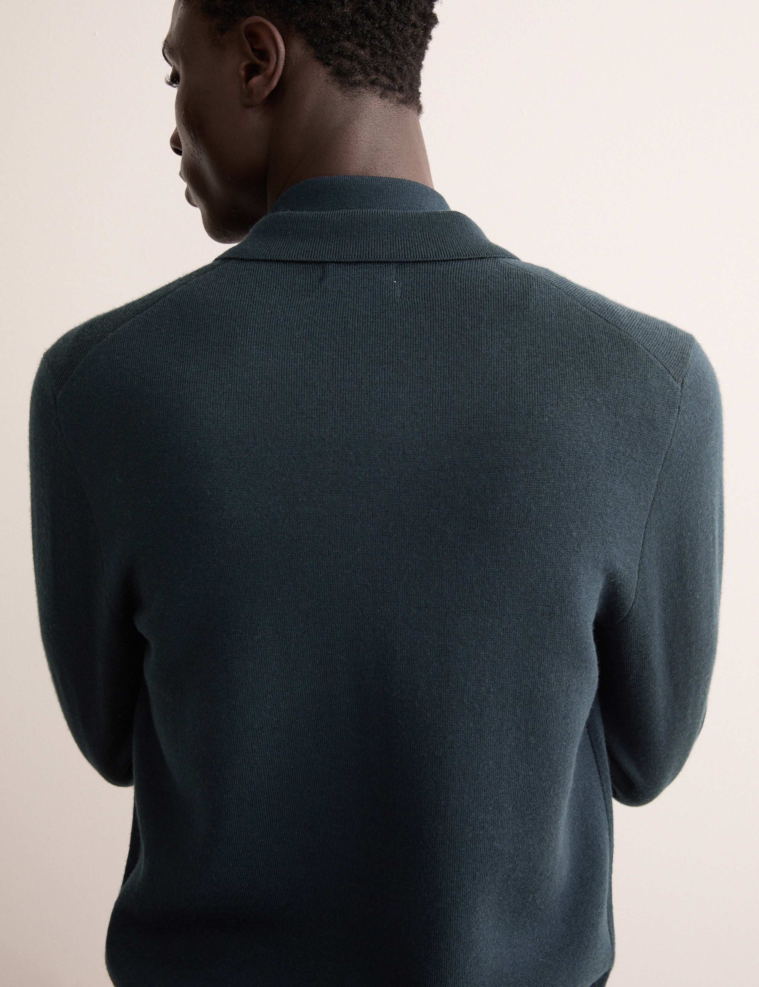 Fine Merino Wool Rich Knitted Jacket 5 of 7