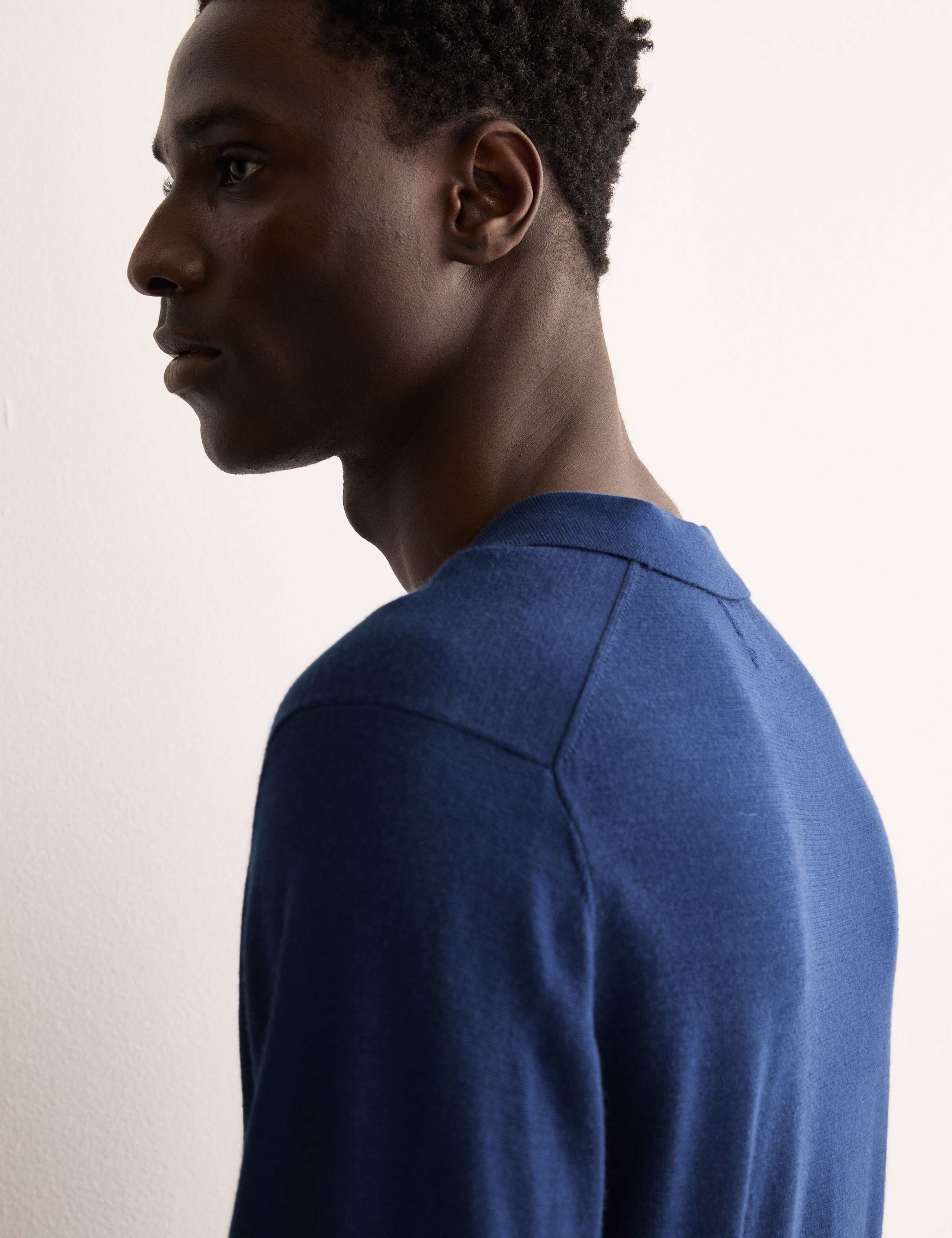 Merino Wool Rich with Silk Knitted Polo 4 of 6