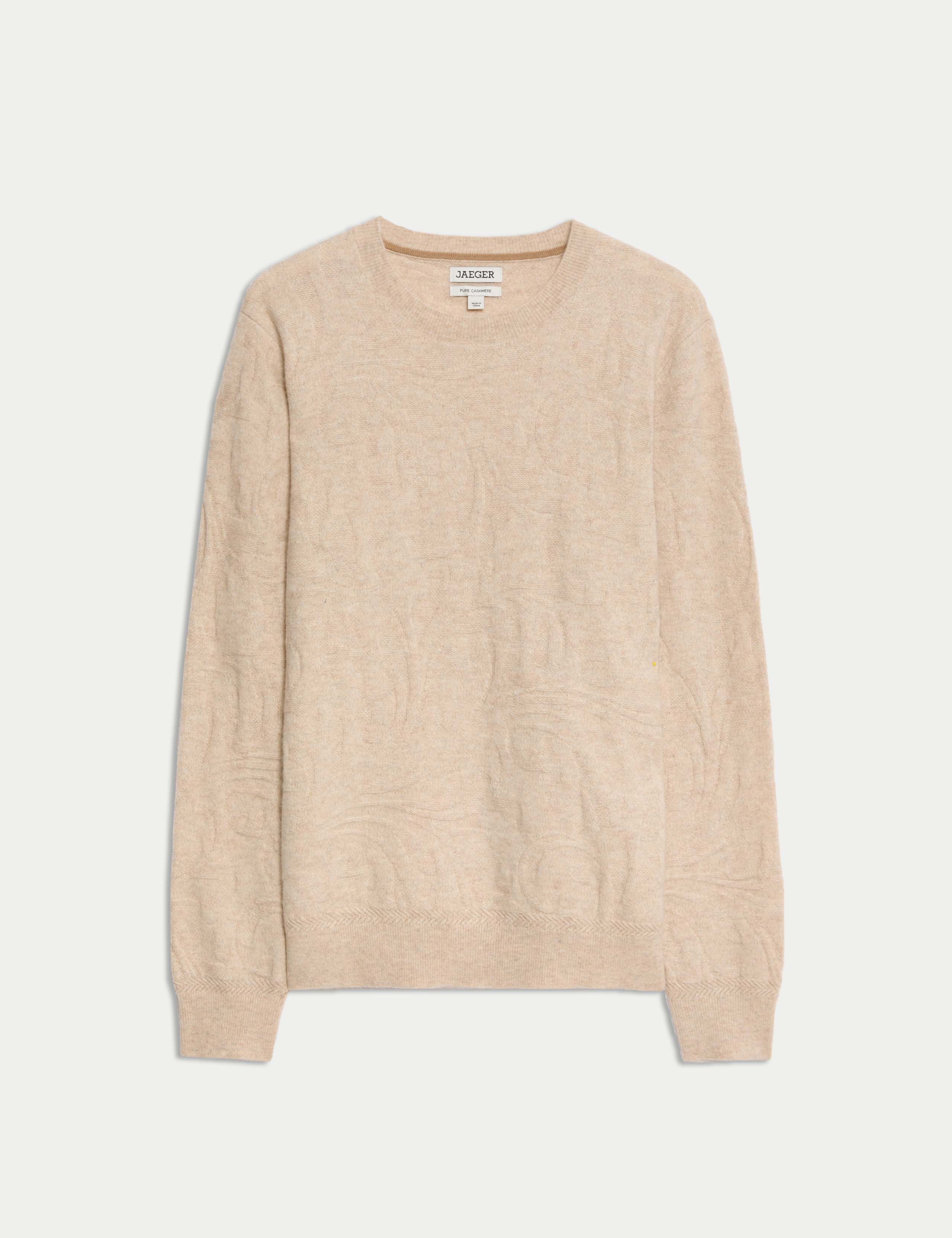 Pure cashmere foulard print crew jumper 2 of 8