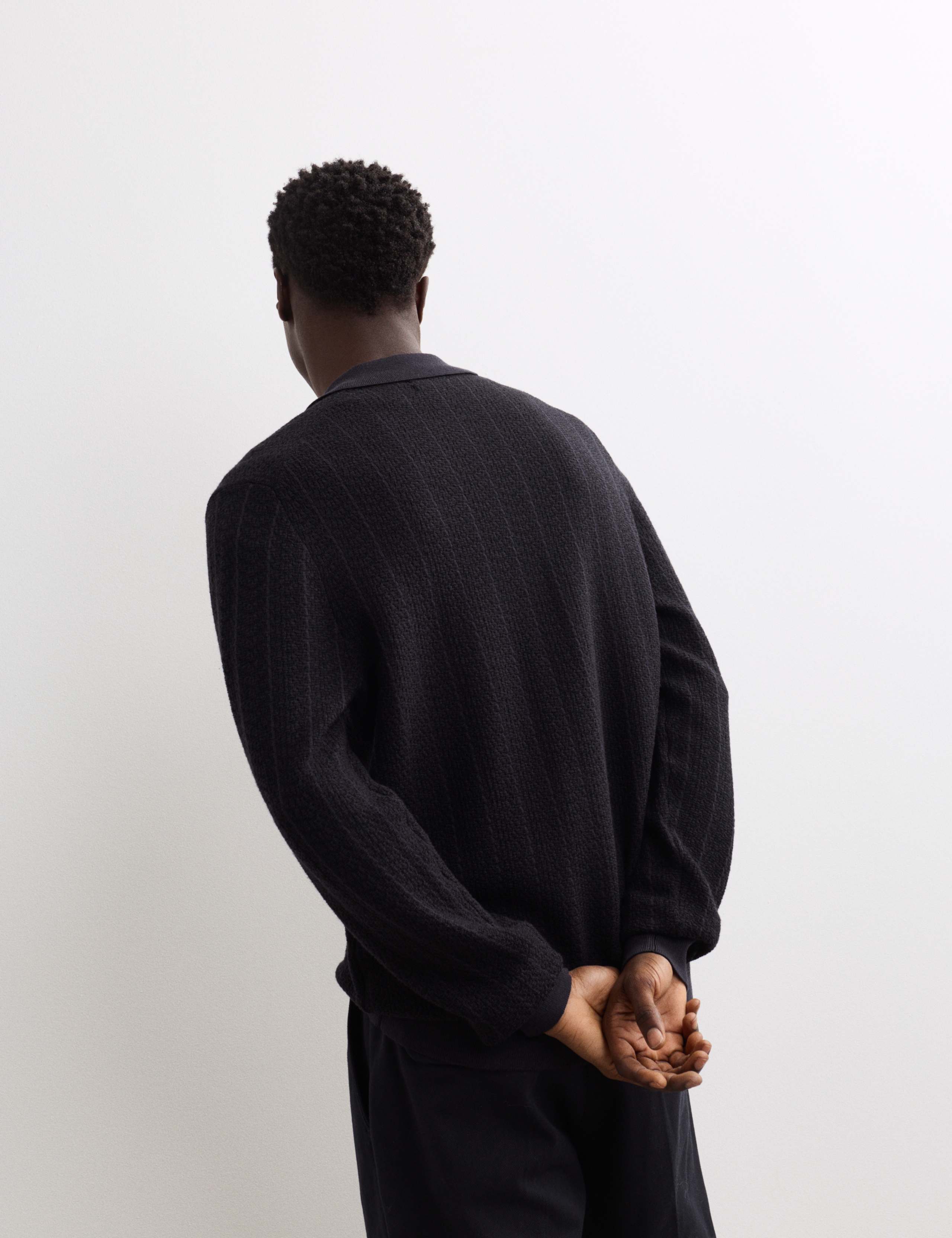 Pure Extra Fine Merino Wool Knitted Jacket 6 of 7