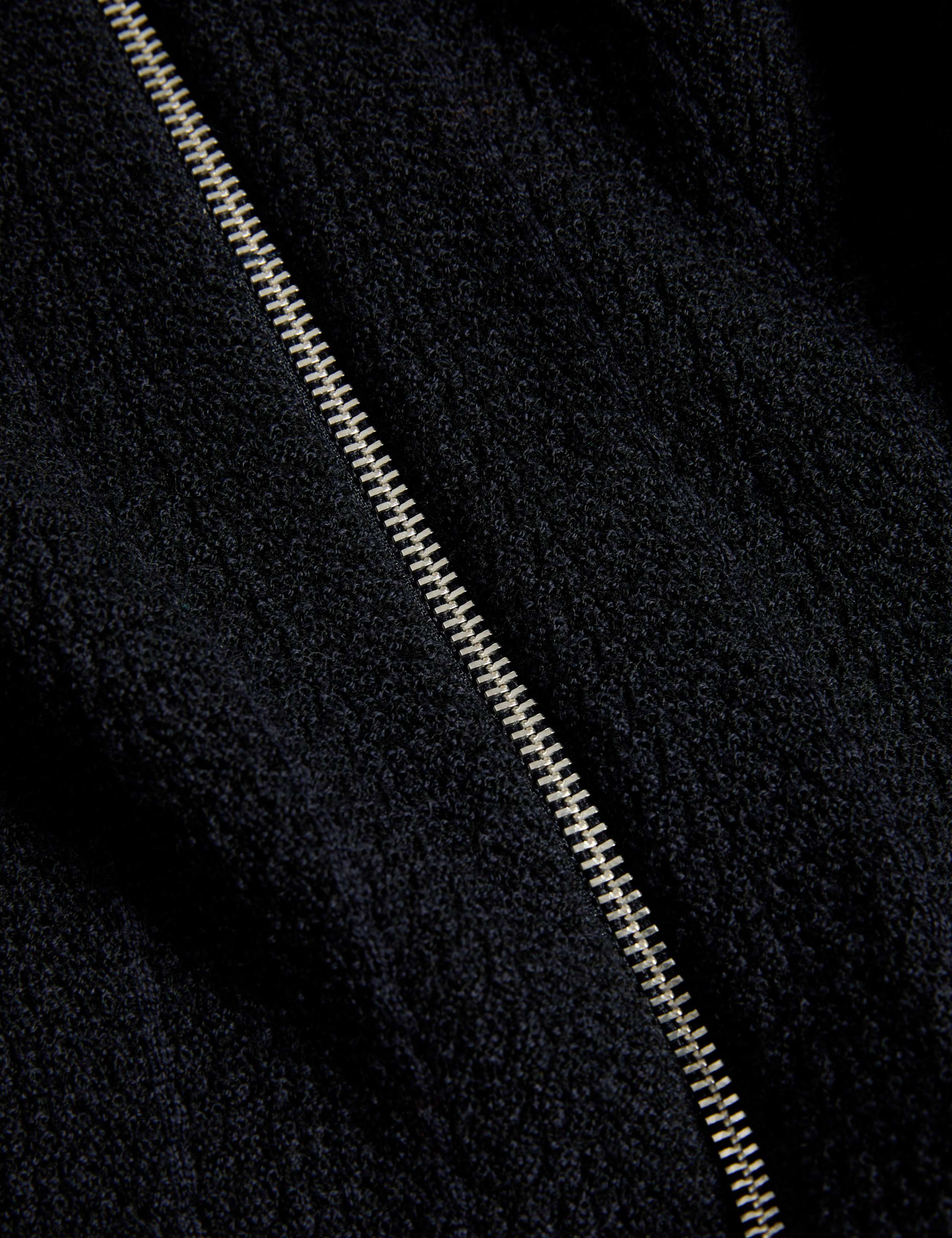 Pure Extra Fine Merino Wool Knitted Jacket 2 of 2