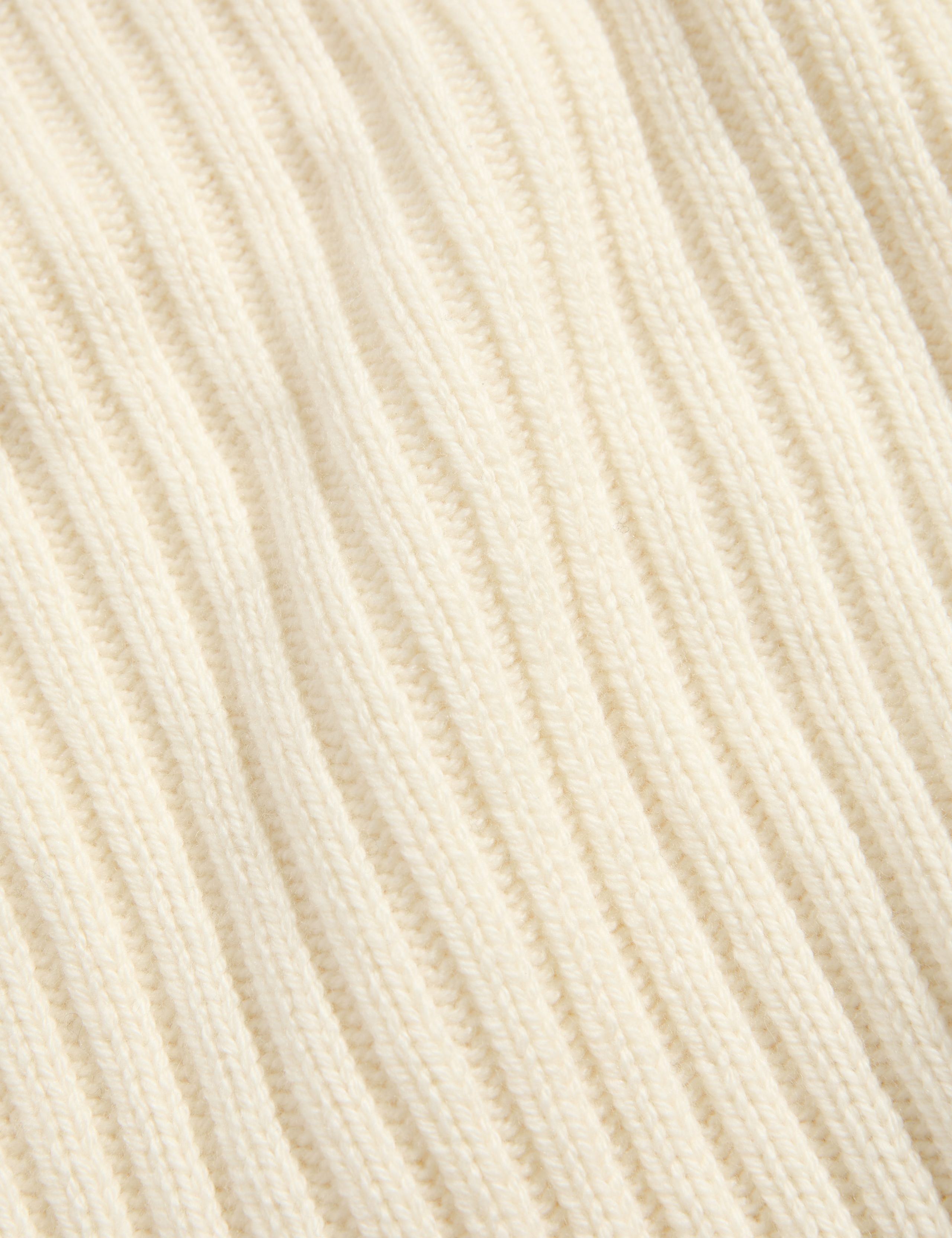 Pure Lambswool Half Zip Bib Jumper 8 of 8