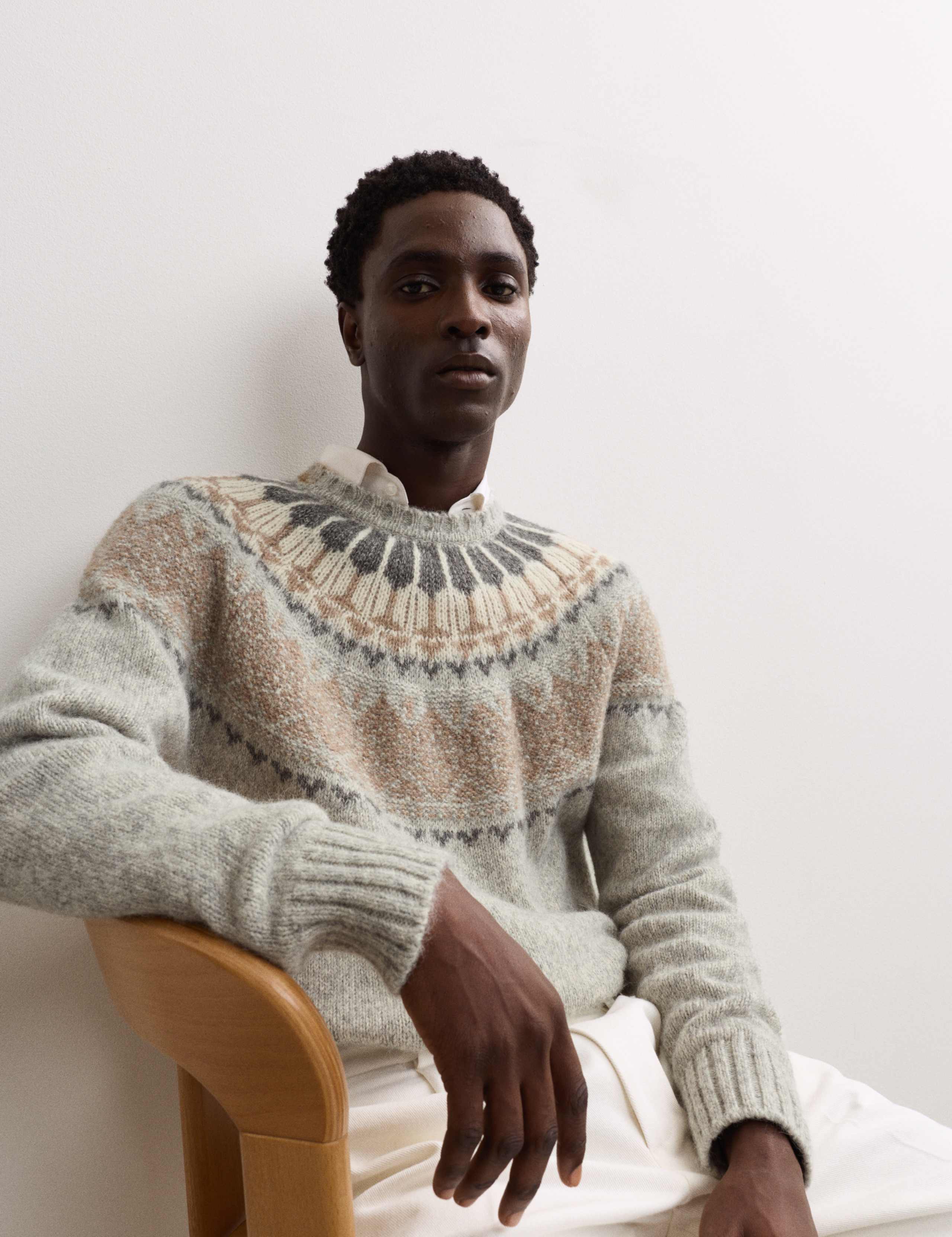 Alpaca Rich Fair Isle Crew Neck Jumper 3 of 8