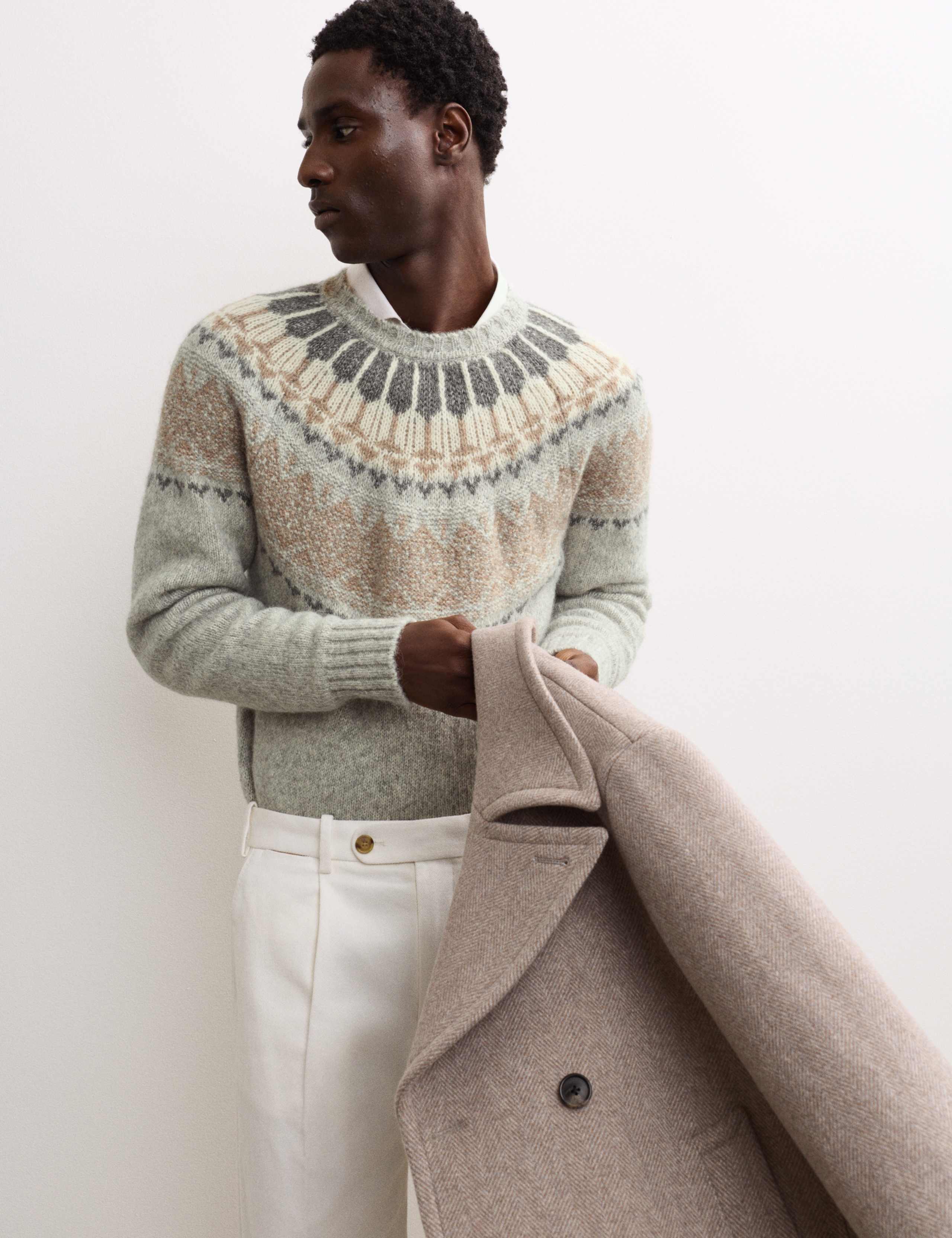 Alpaca Rich Fair Isle Crew Neck Jumper 5 of 8