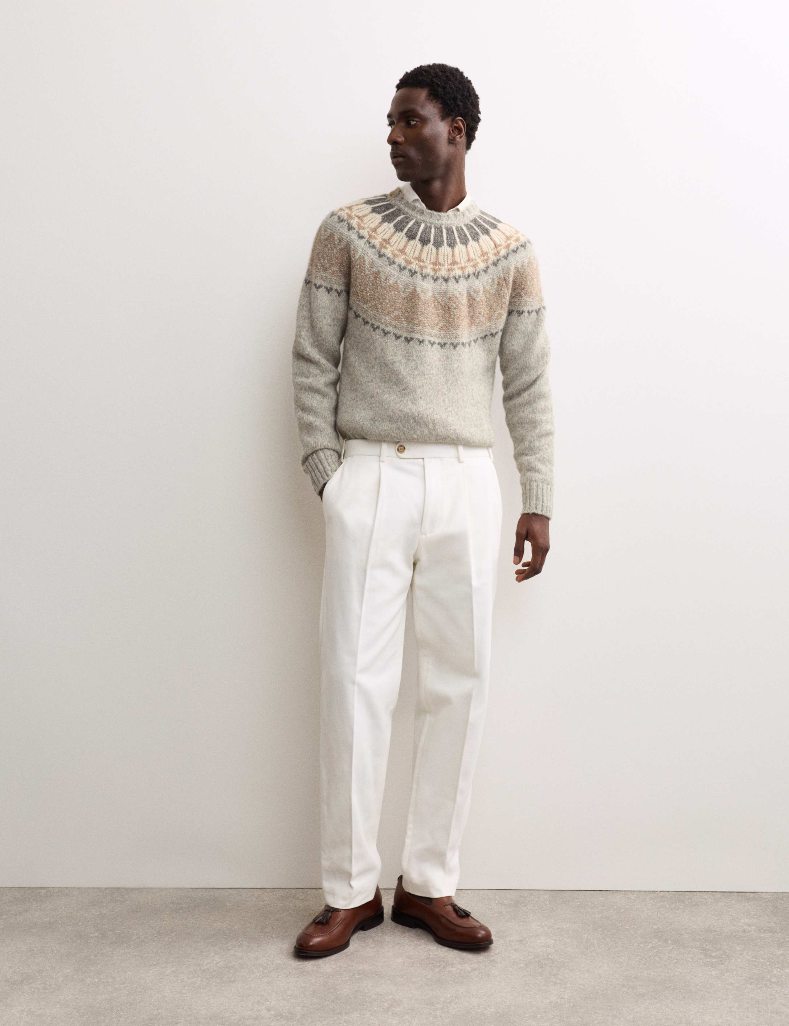Alpaca Rich Fair Isle Crew Neck Jumper 8 of 8