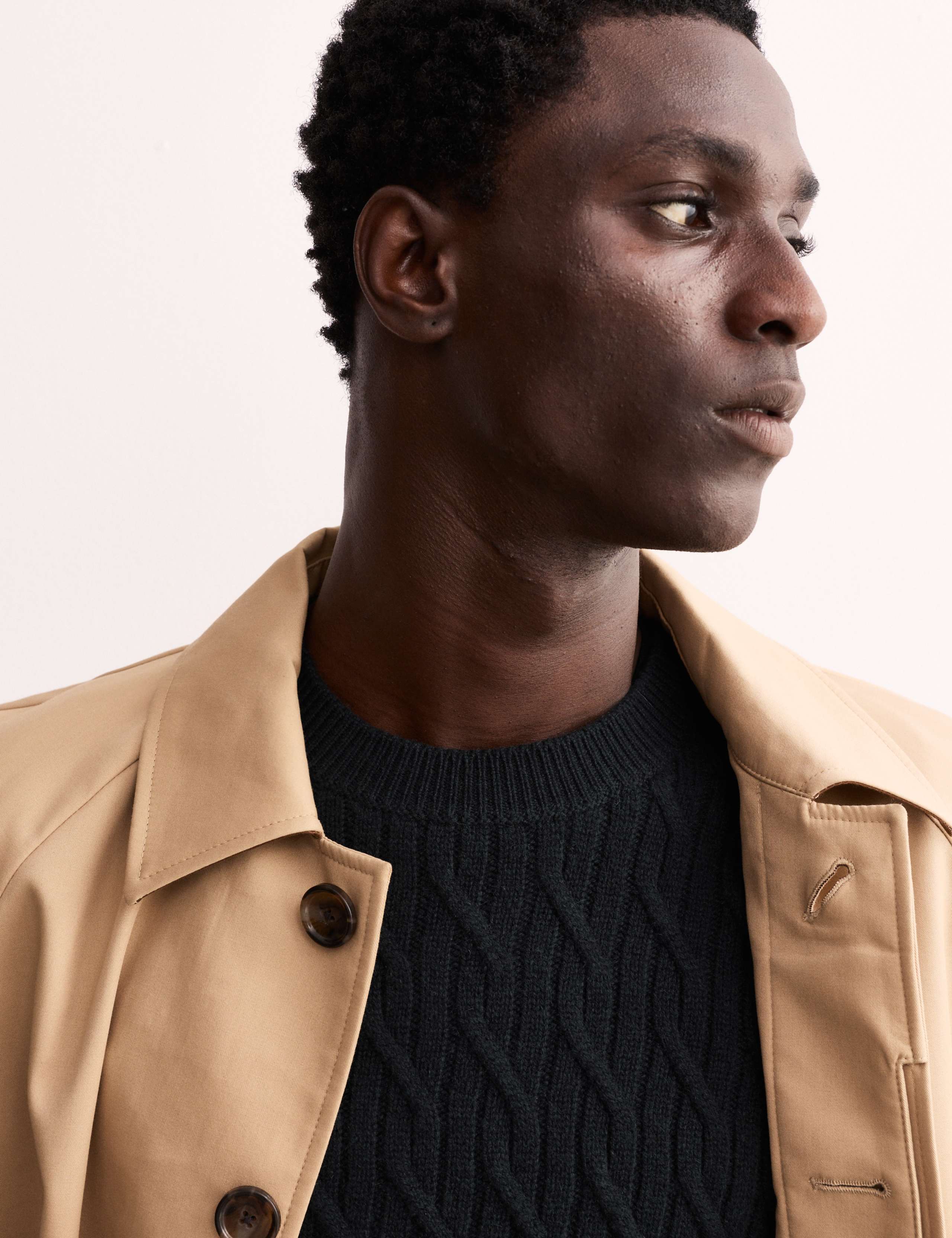 Pure Cashmere Cable Crew Neck Jumper 5 of 8