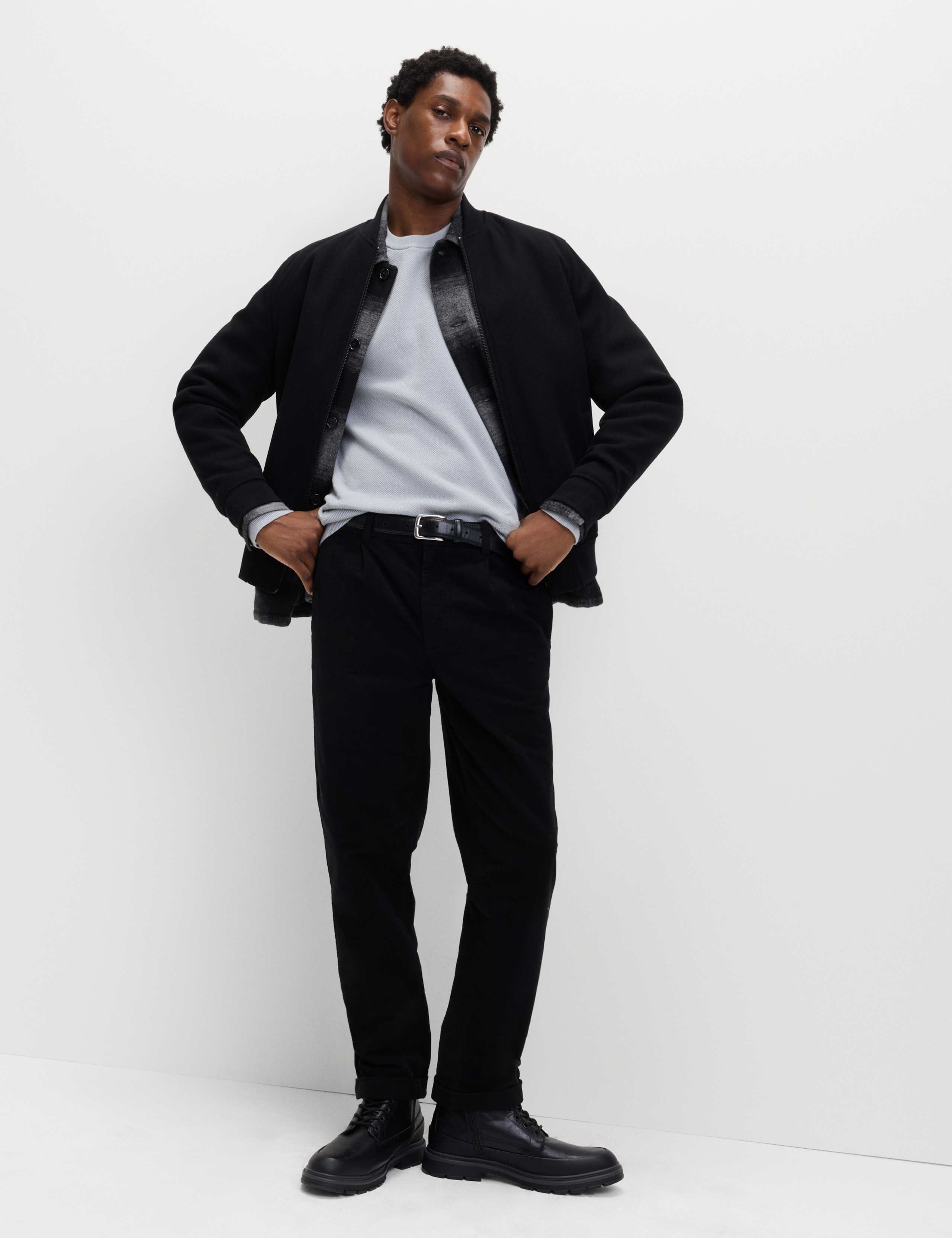 Pure Cotton Textured Crew Neck Jumper 4 of 6