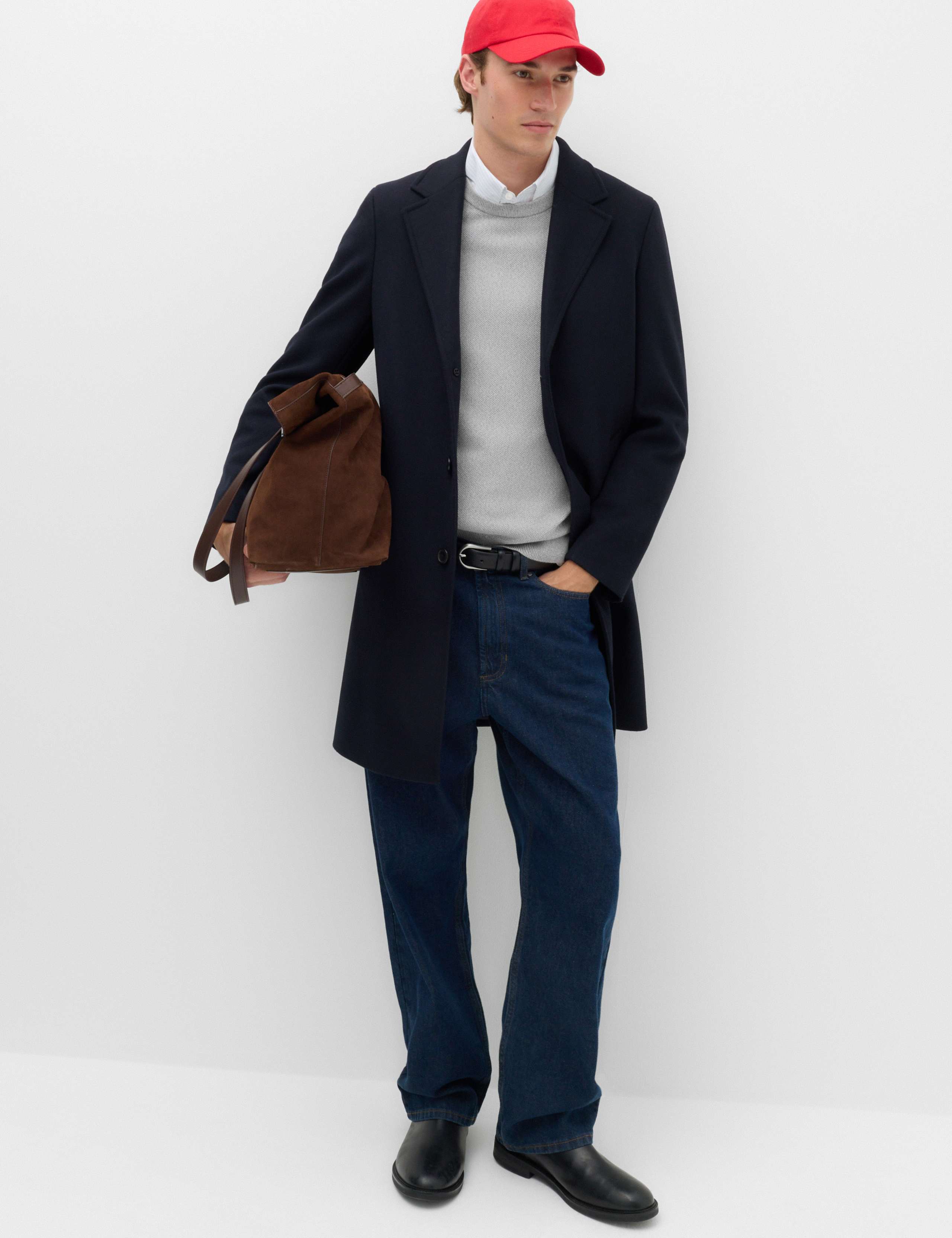 Pure Cotton Textured Crew Neck Jumper 5 of 5