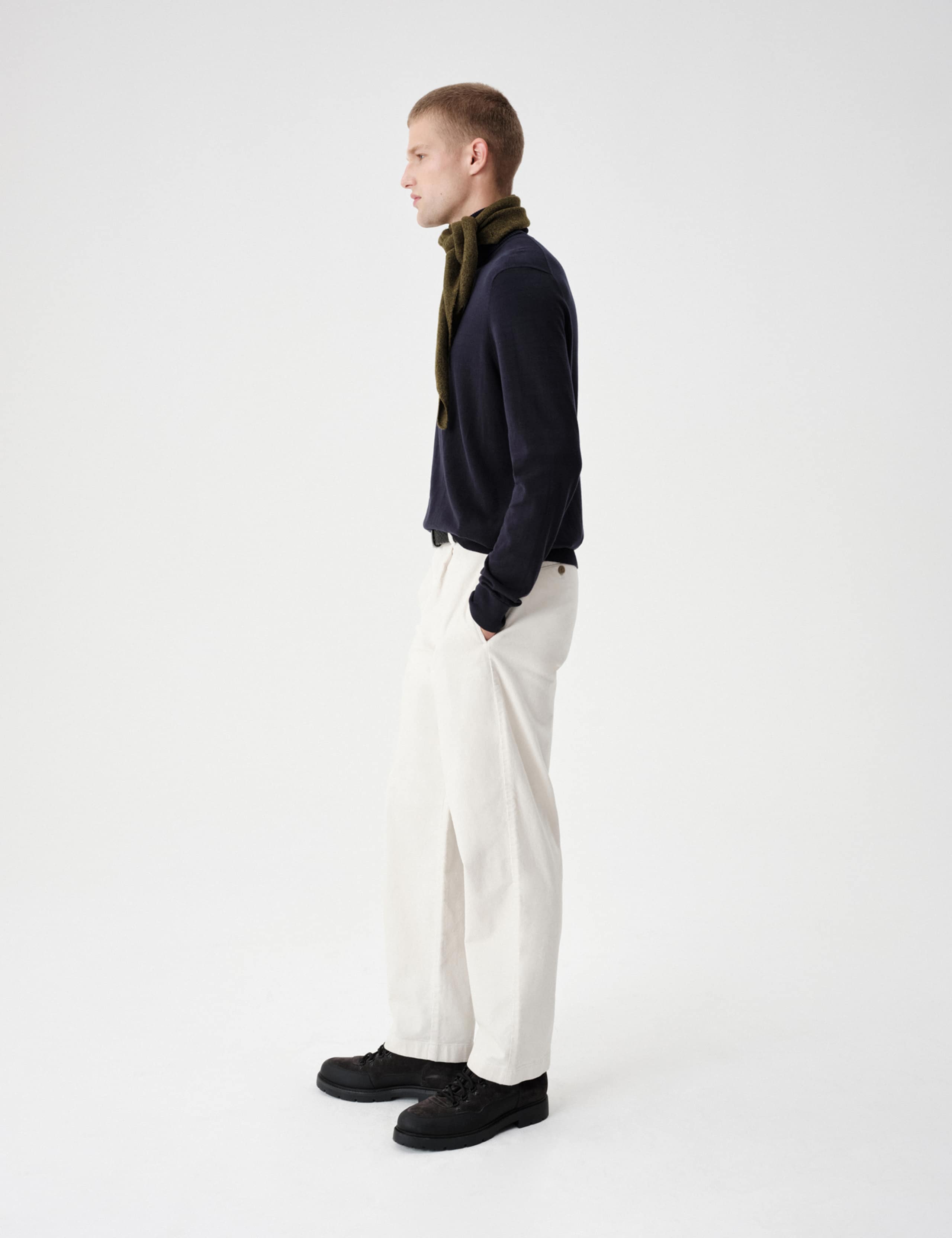 Pure Cotton Roll Neck Jumper 3 of 7