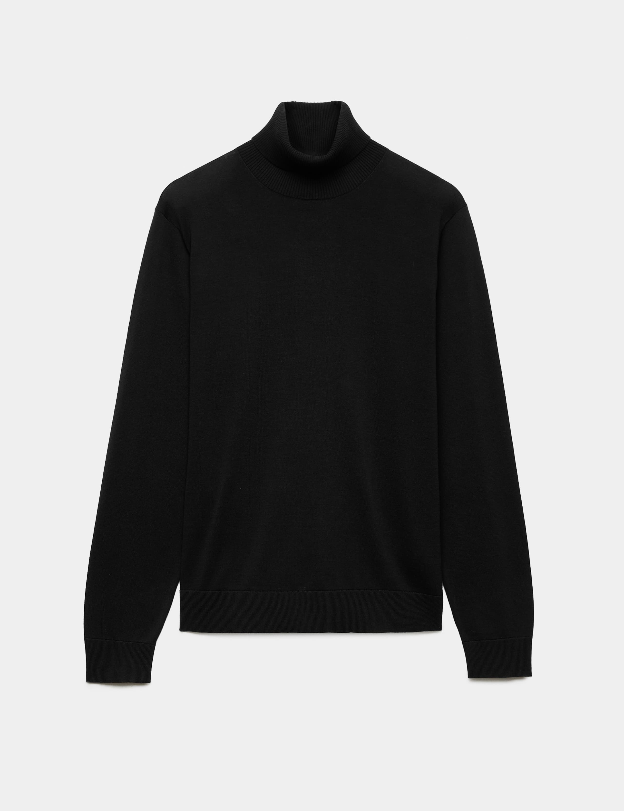 Pure Cotton Roll Neck Jumper 2 of 7