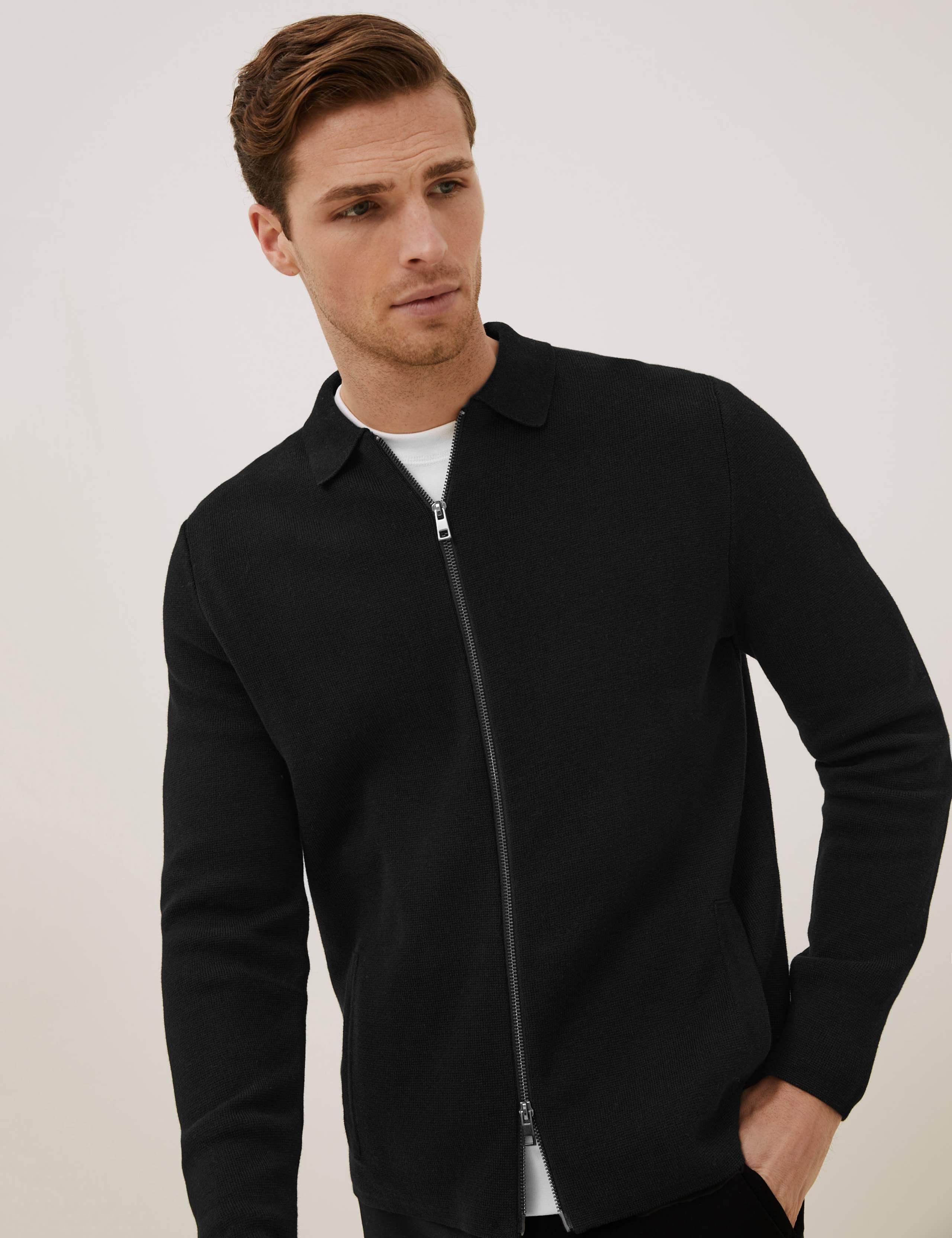 Cotton Knitted Jacket 1 of 7