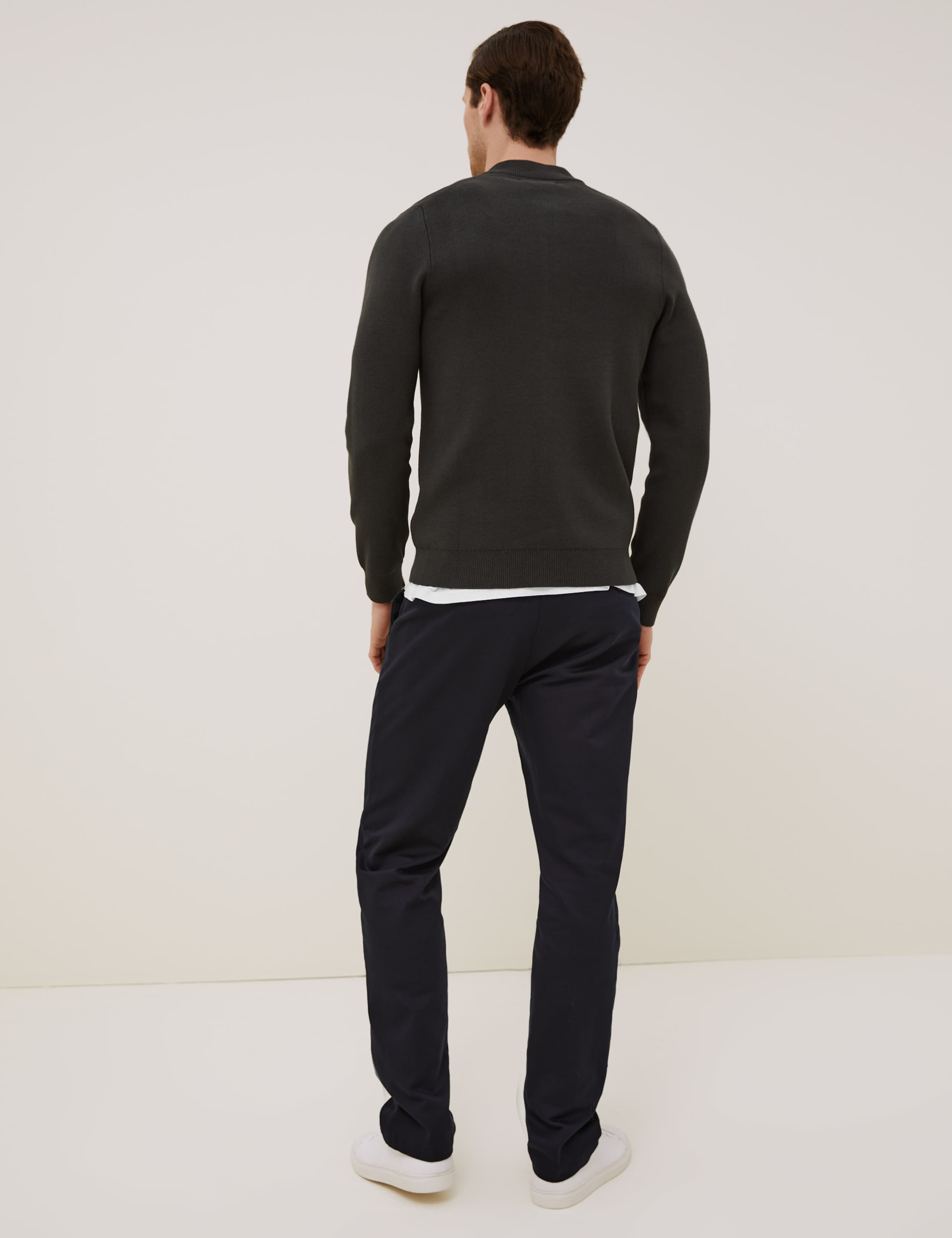 Cotton Knitted Bomber Jacket 4 of 6