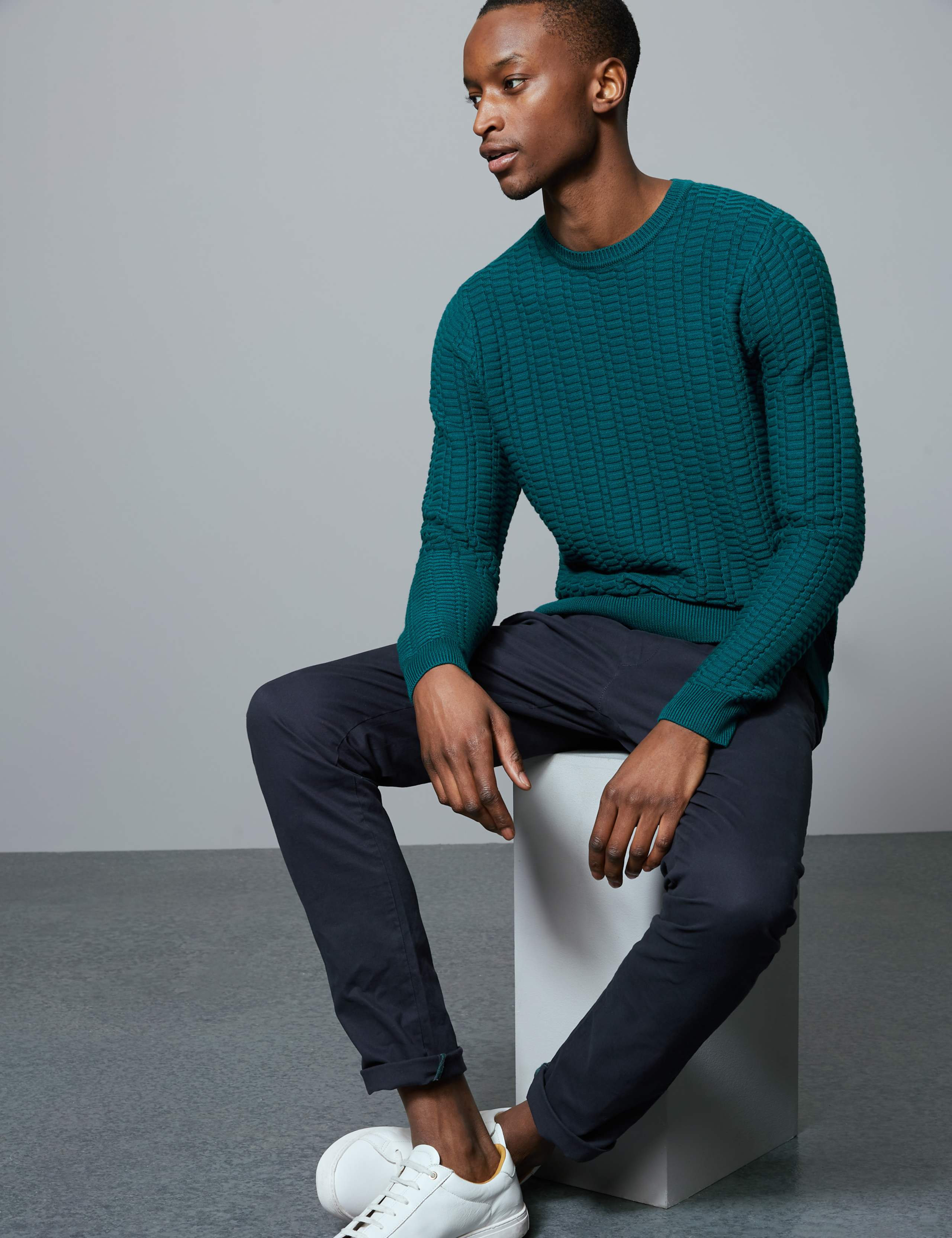 Supima® Cotton Rich Laddered Jumper 3 of 4