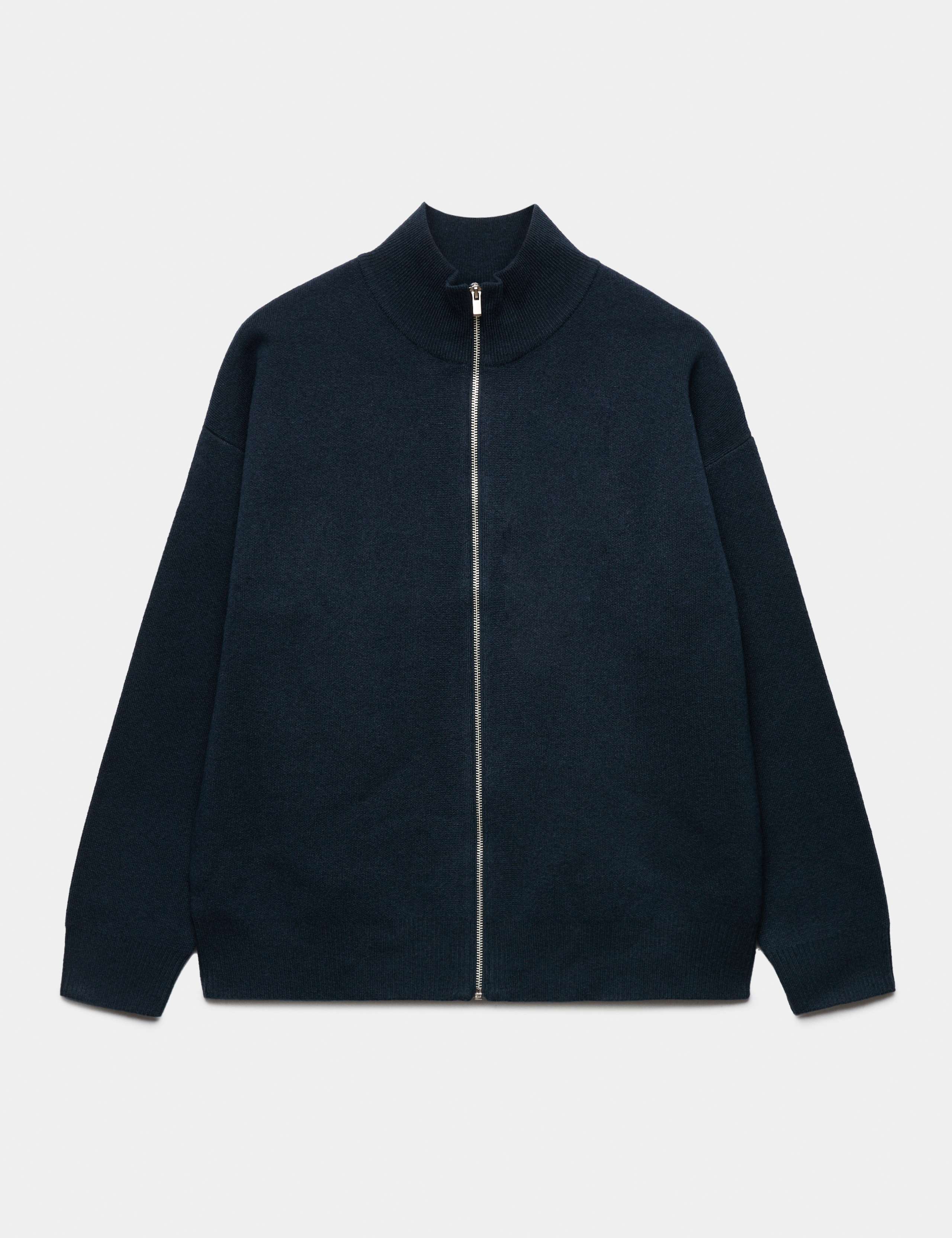 Relaxed Fit Zip Through Funnel Neck Jacket 2 of 7