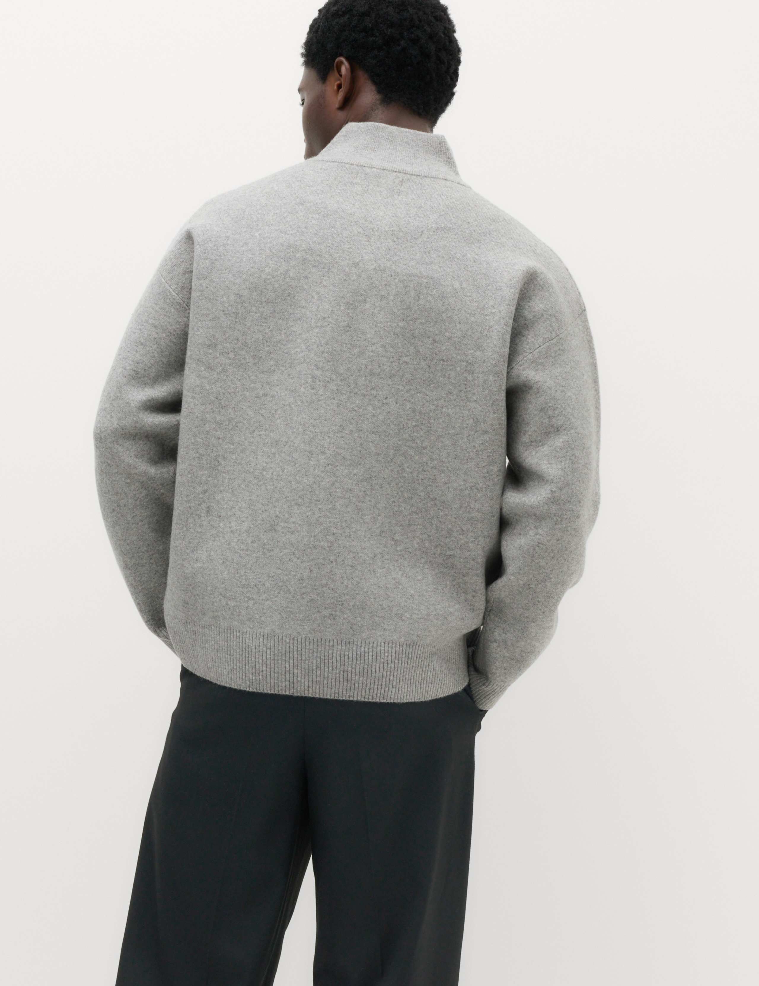 Relaxed Fit Zip Through Funnel Neck Jacket 5 of 7