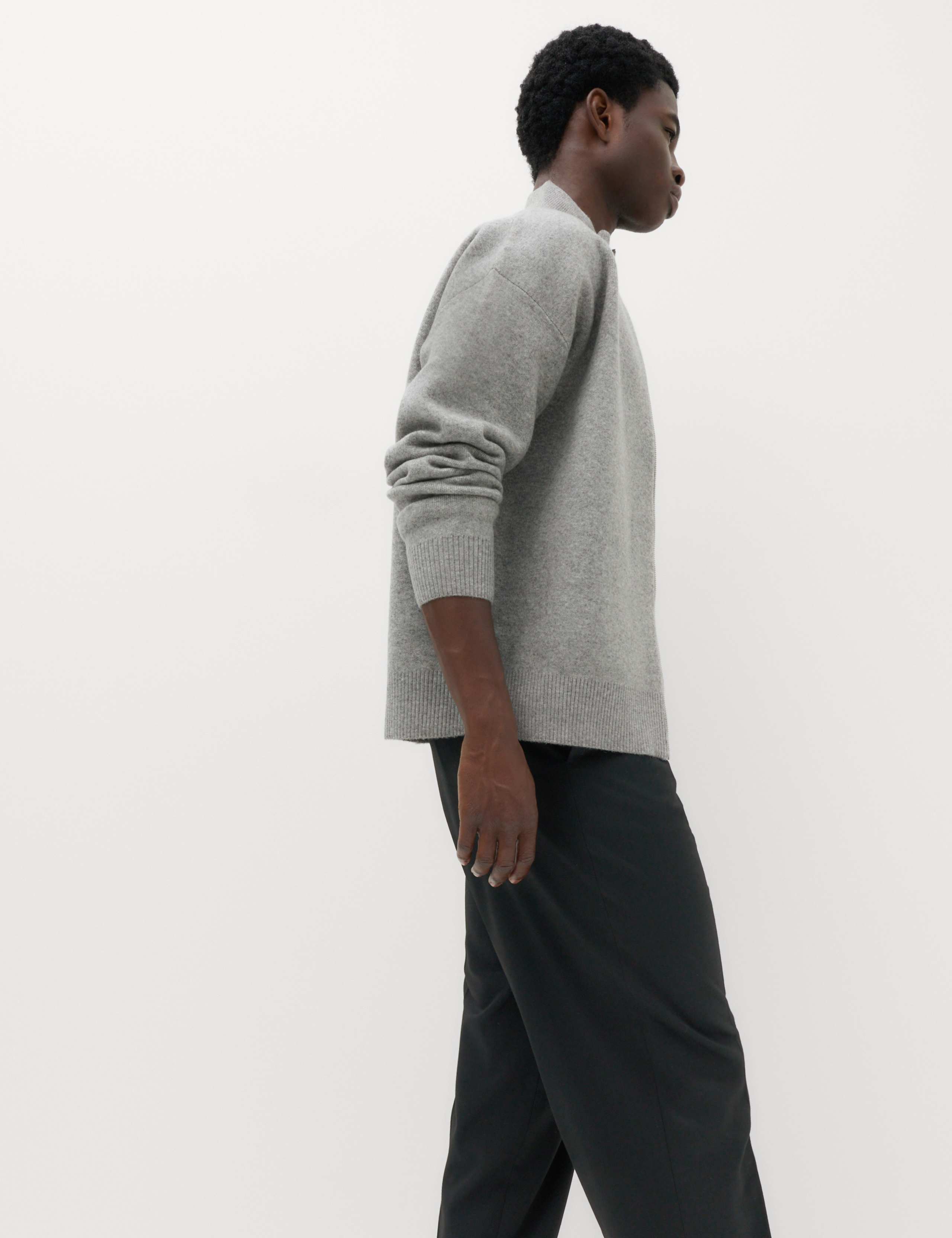 Relaxed Fit Zip Through Funnel Neck Jacket 6 of 7