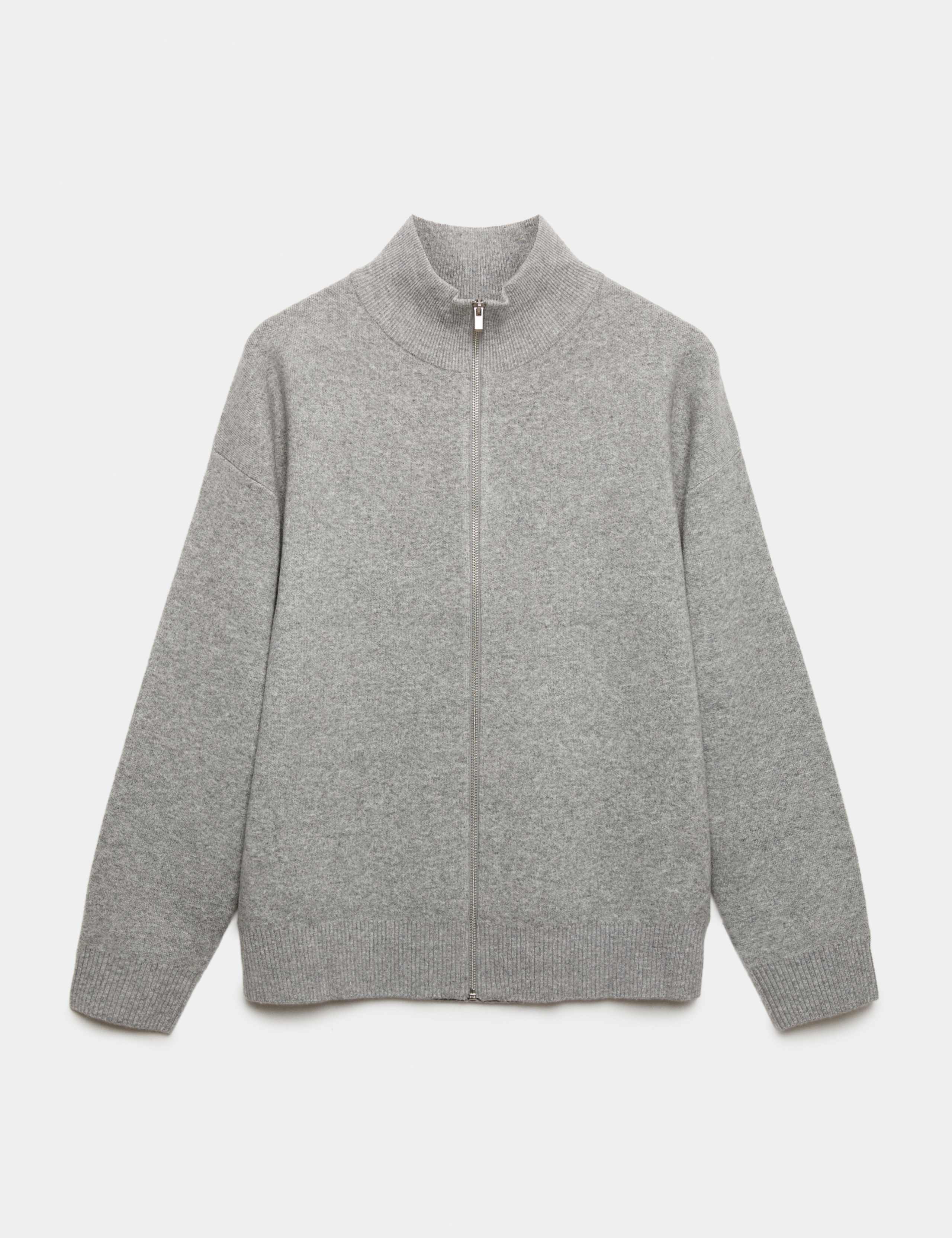 Relaxed Fit Zip Through Funnel Neck Jacket 2 of 7