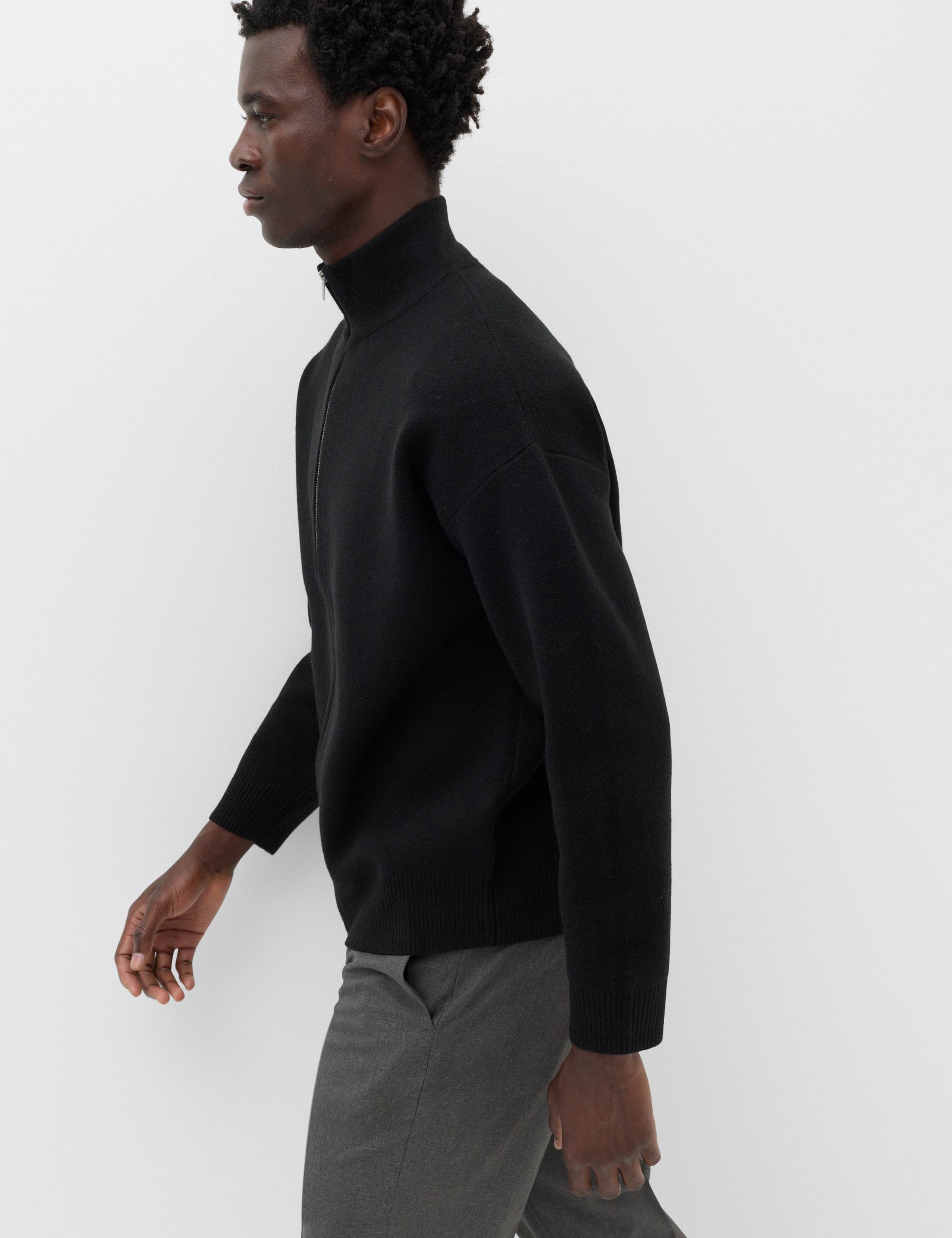 Relaxed Fit Zip Through Funnel Neck Jacket 5 of 6