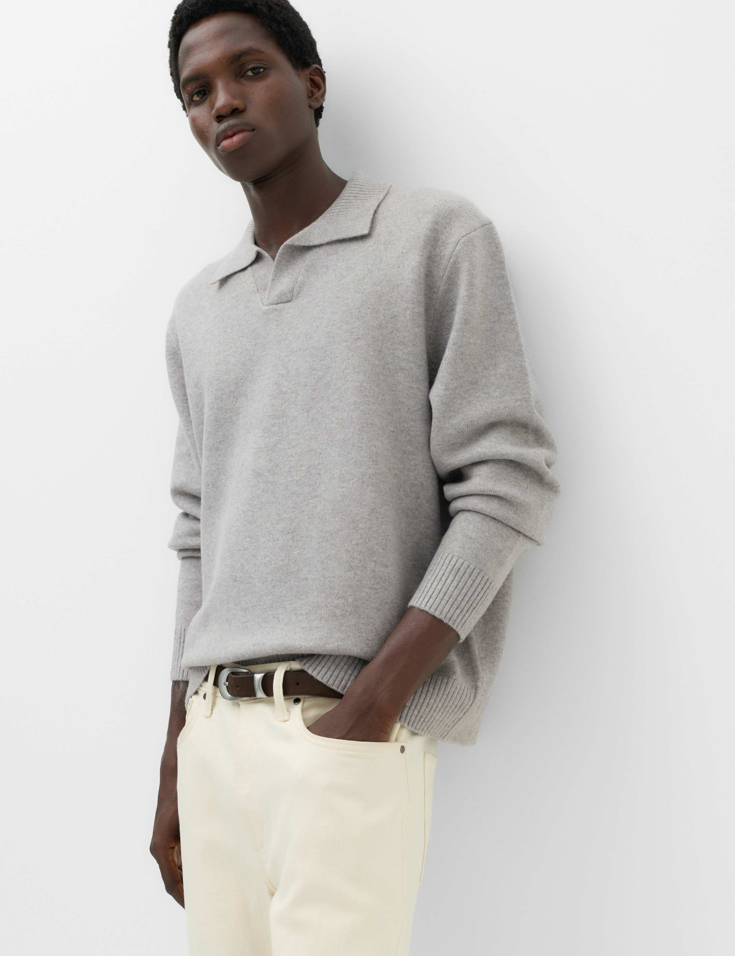 Relaxed Open Neck Jumper 1 of 5