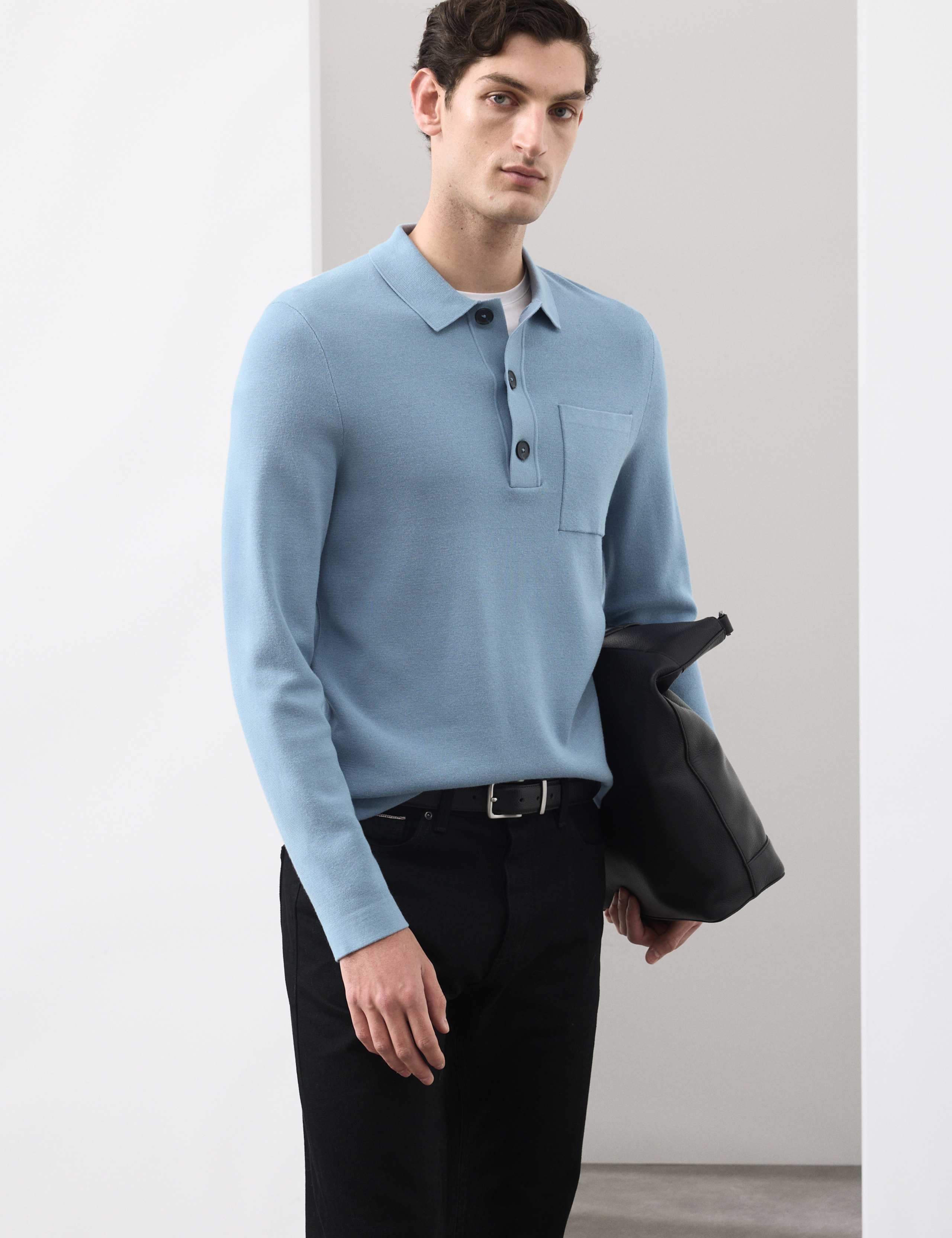 Knitted Polo Shirt 1 of 6