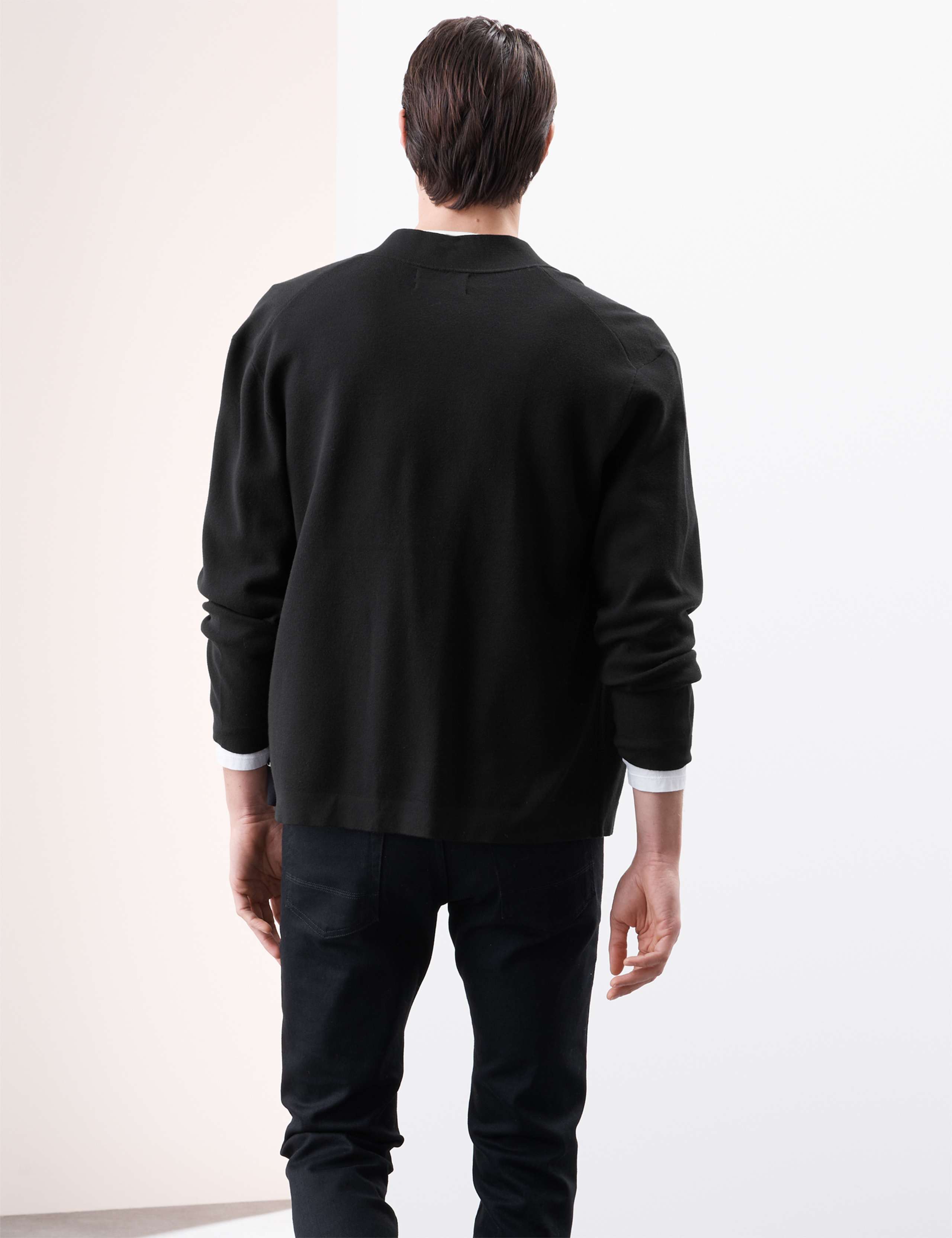 Relaxed Fit V-Neck Cardigan 7 of 7