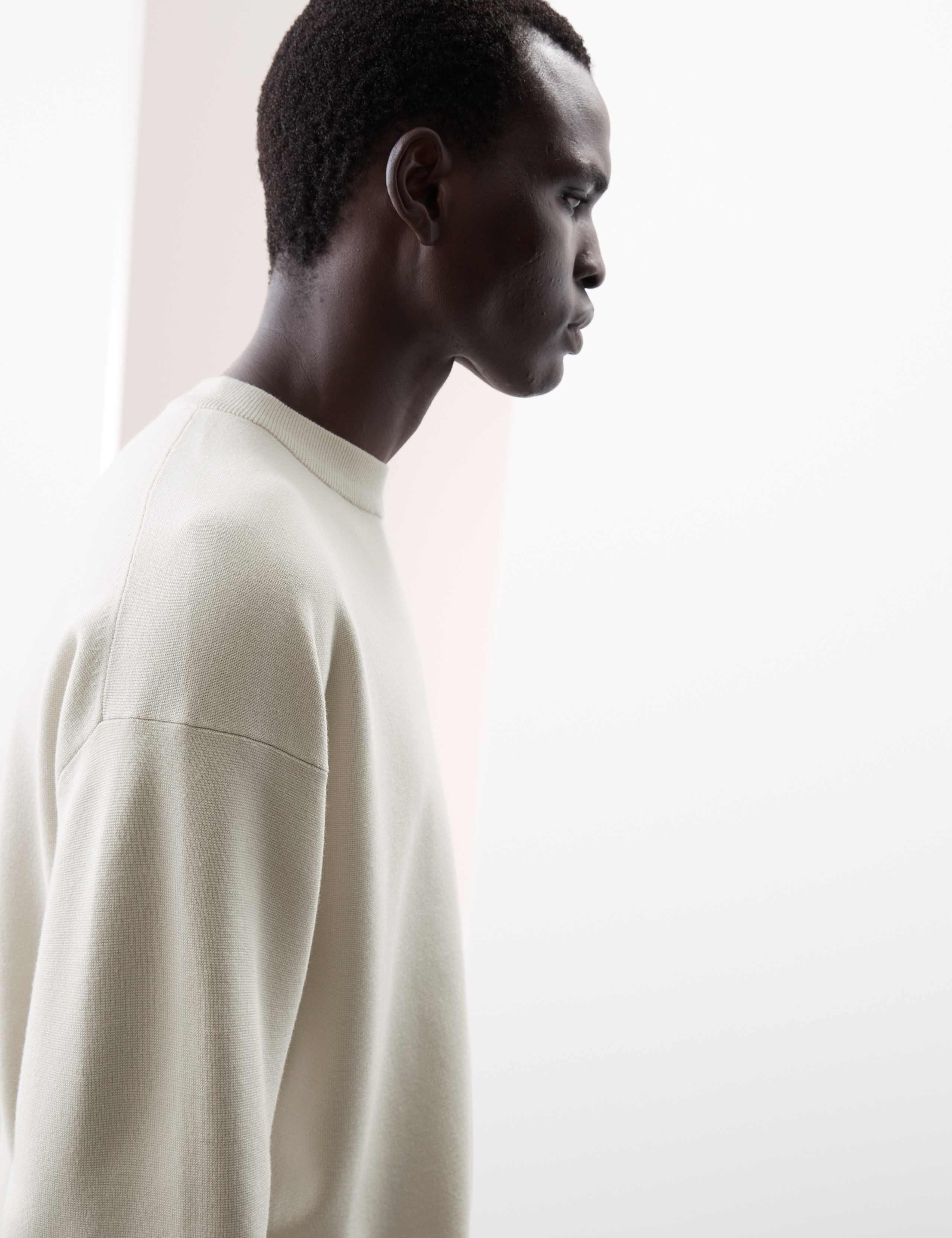 Relaxed  Milano Knit Crew Neck Jumper 6 of 6