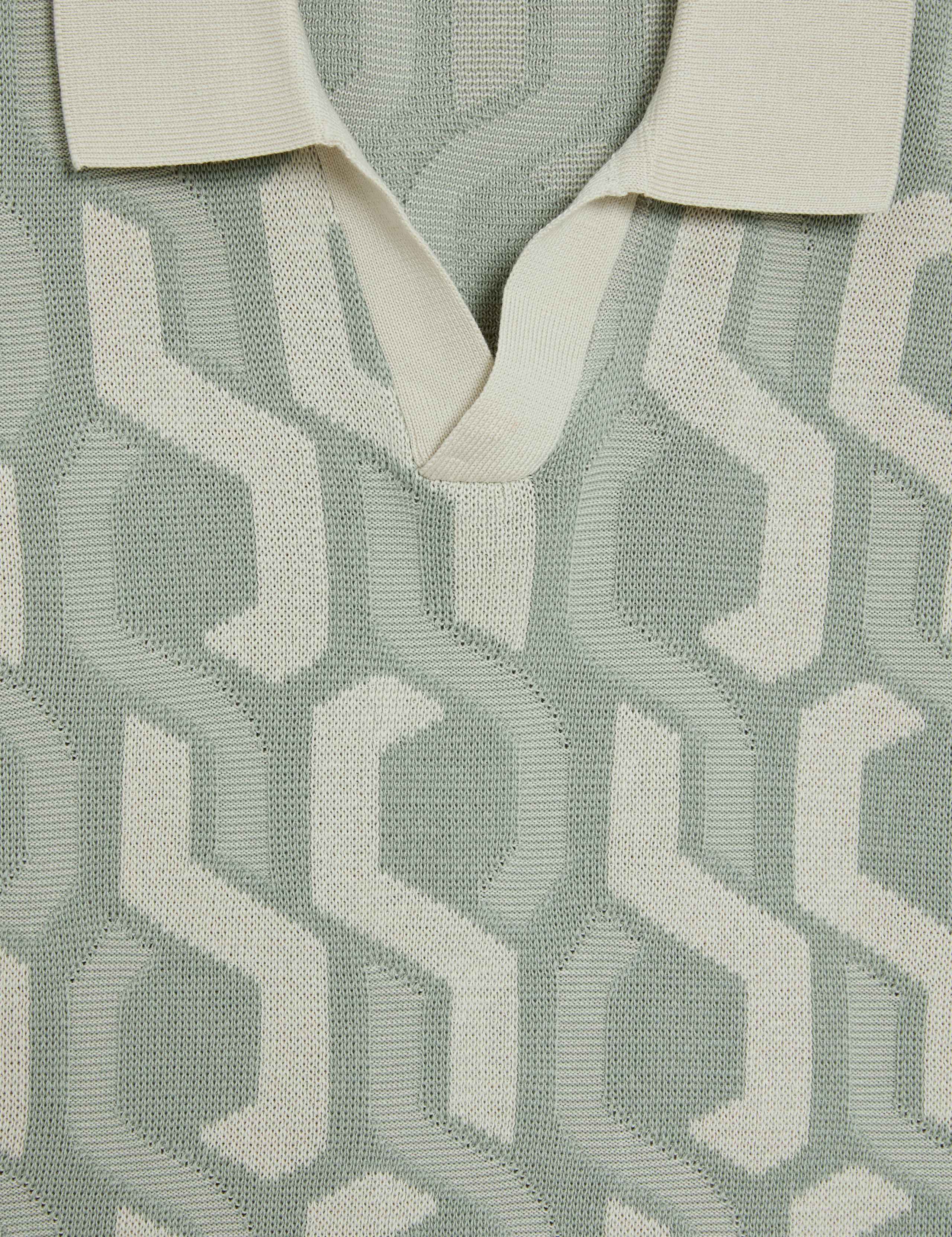 Pure Mercerised Cotton Knitted Polo Shirt 8 of 8